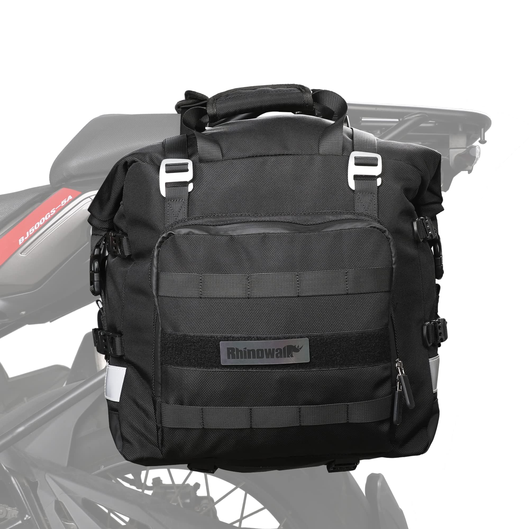 Motorcycle Saddle Bag Waterproof 20L Motor Side Saddlebags Quick Release Pannier Bag Motorcycle Accessory
