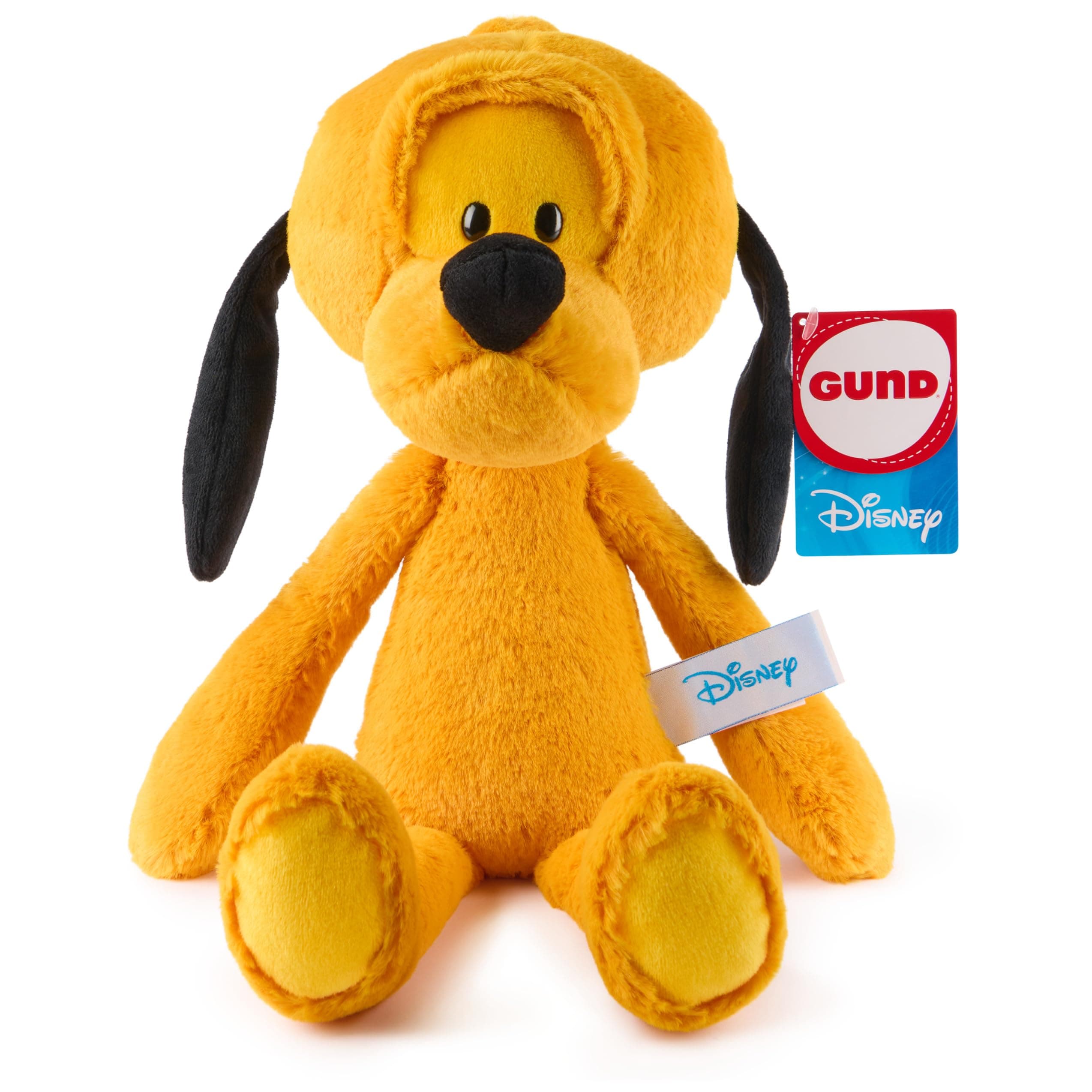 Disney Official Pluto Toothpick Plush, Pluto Dog Stuffed Animal for Ages 1 and Up, Yellow, 15”