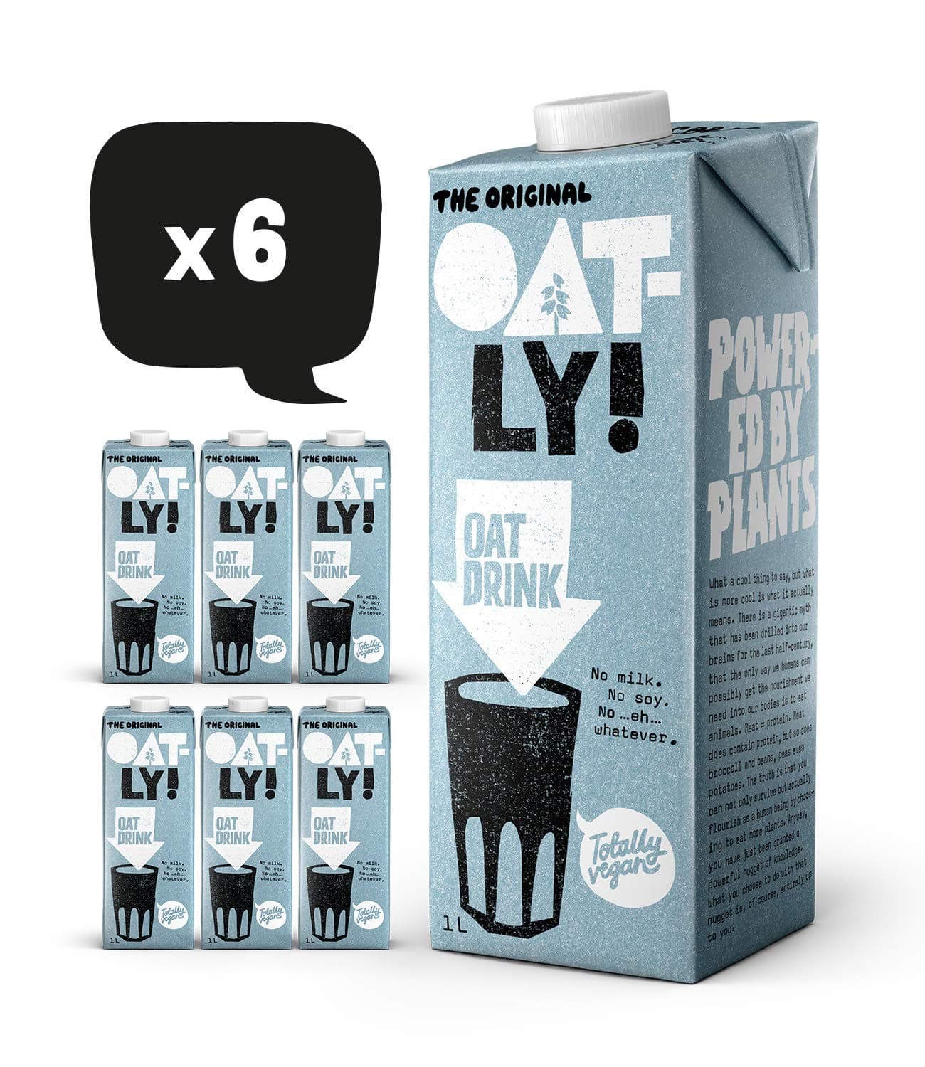 Oatly Original Oat Drink 1 Litre (Pack of 6)