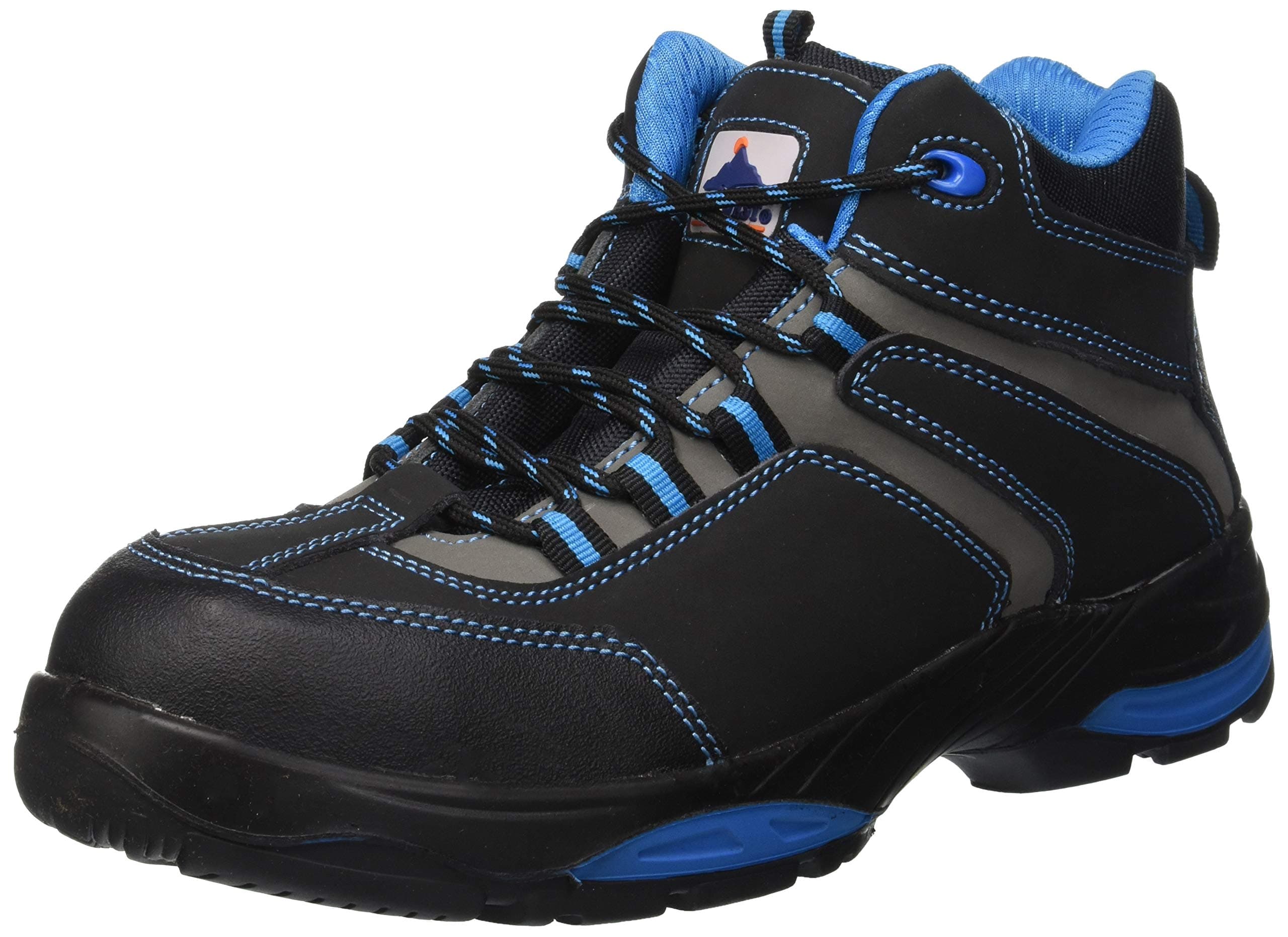 Portwest FC60BLU40 Compositelite Operis Boot, S3 HRO, Regular, Size: 40/7, Black/Blue