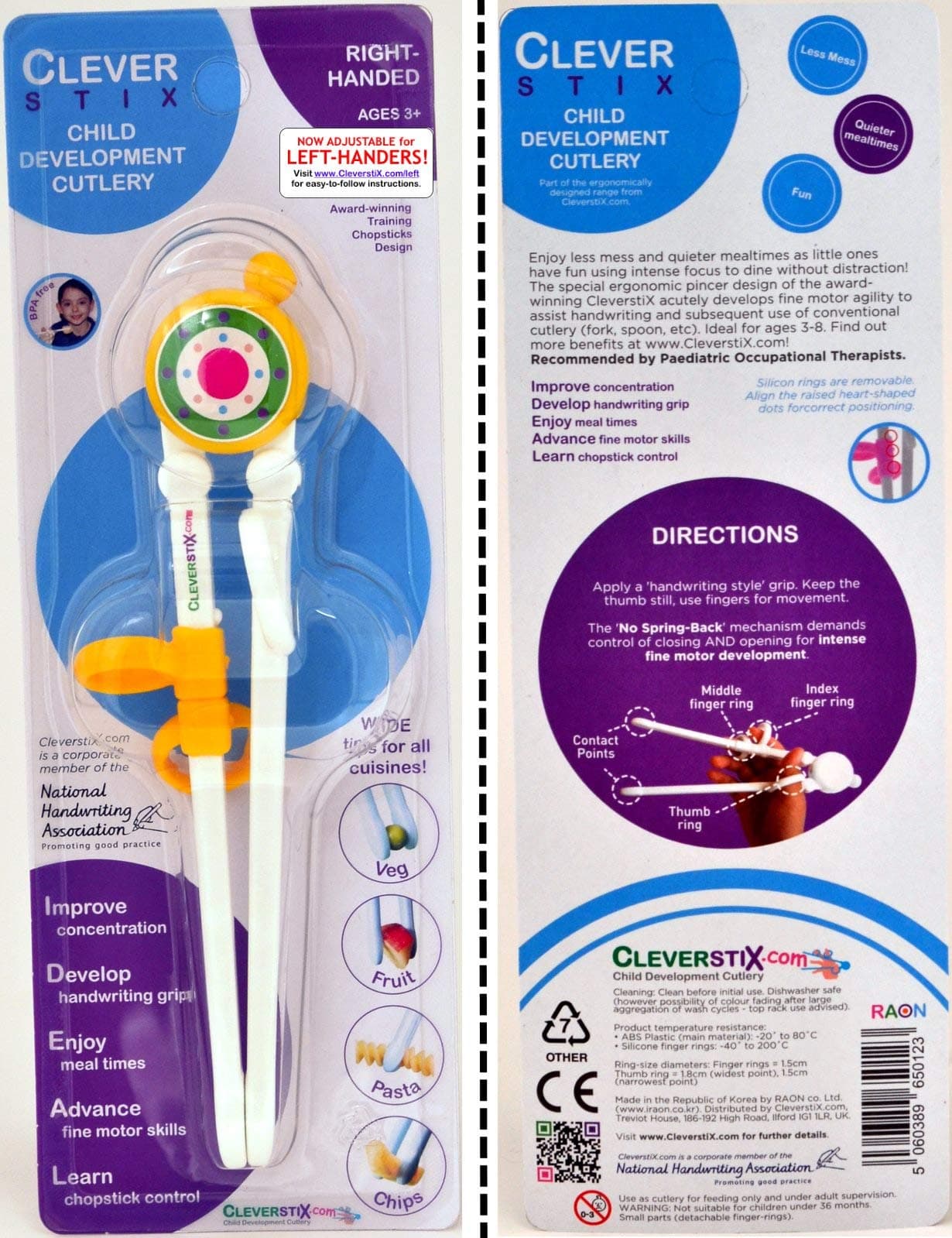 Cleverstix Chopsticks (Right-Handed), Nylon/A