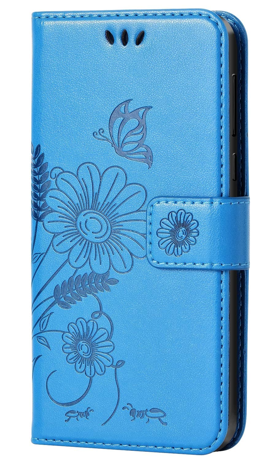 kazineer HTC U11 Case Premium Leather Phone Case Protective Cover for HTC U11 (Turquoise blue)