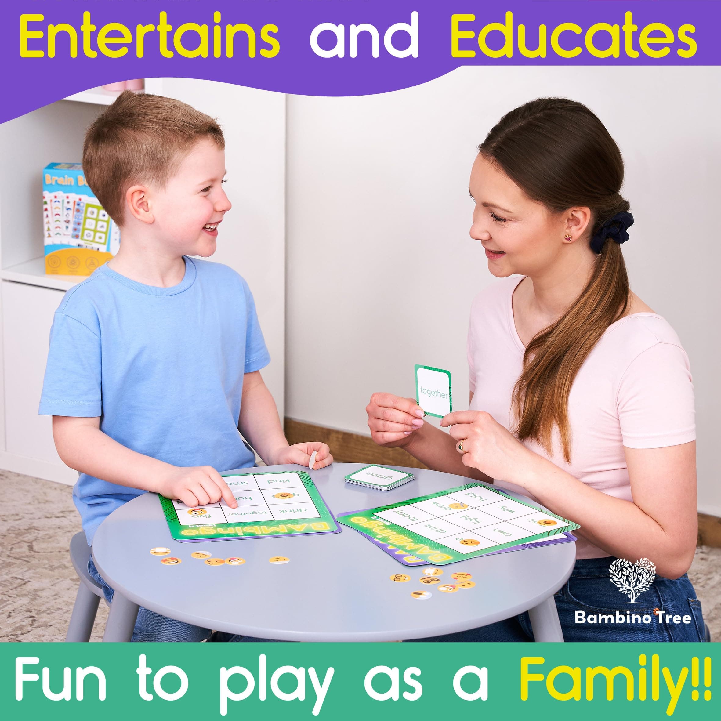 THE BAMBINO TREE Sight Word Bingo Game Level 3 & 4 - Learn to Read Vocabulary for 1st 2nd 3rd Grade Kids - Dolch's Fry's Site Words Reading Game