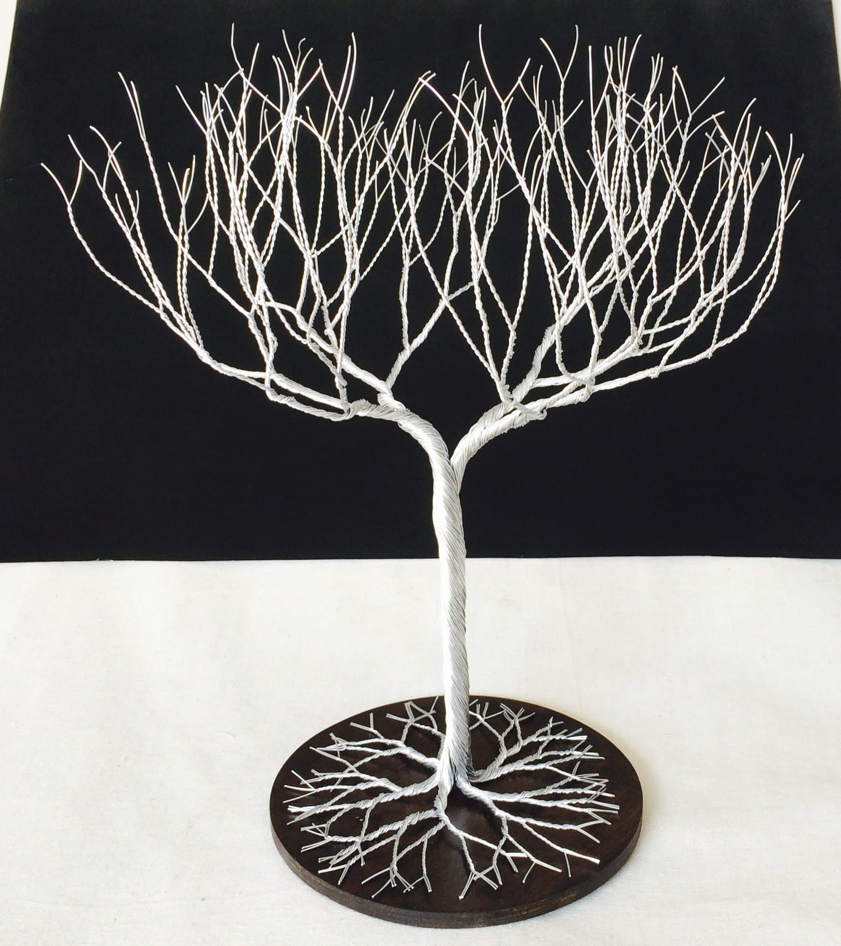 Super Dense Jewelry Tree Stand, wire tree, display bracelet, earring organizer, silver wedding decor