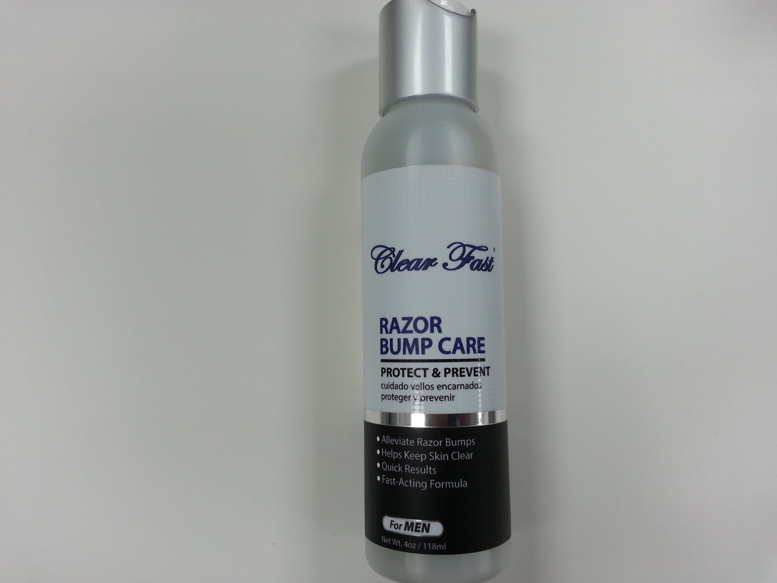 Clear Fast Razor Bump Liquid for Men, 4 Ounce
