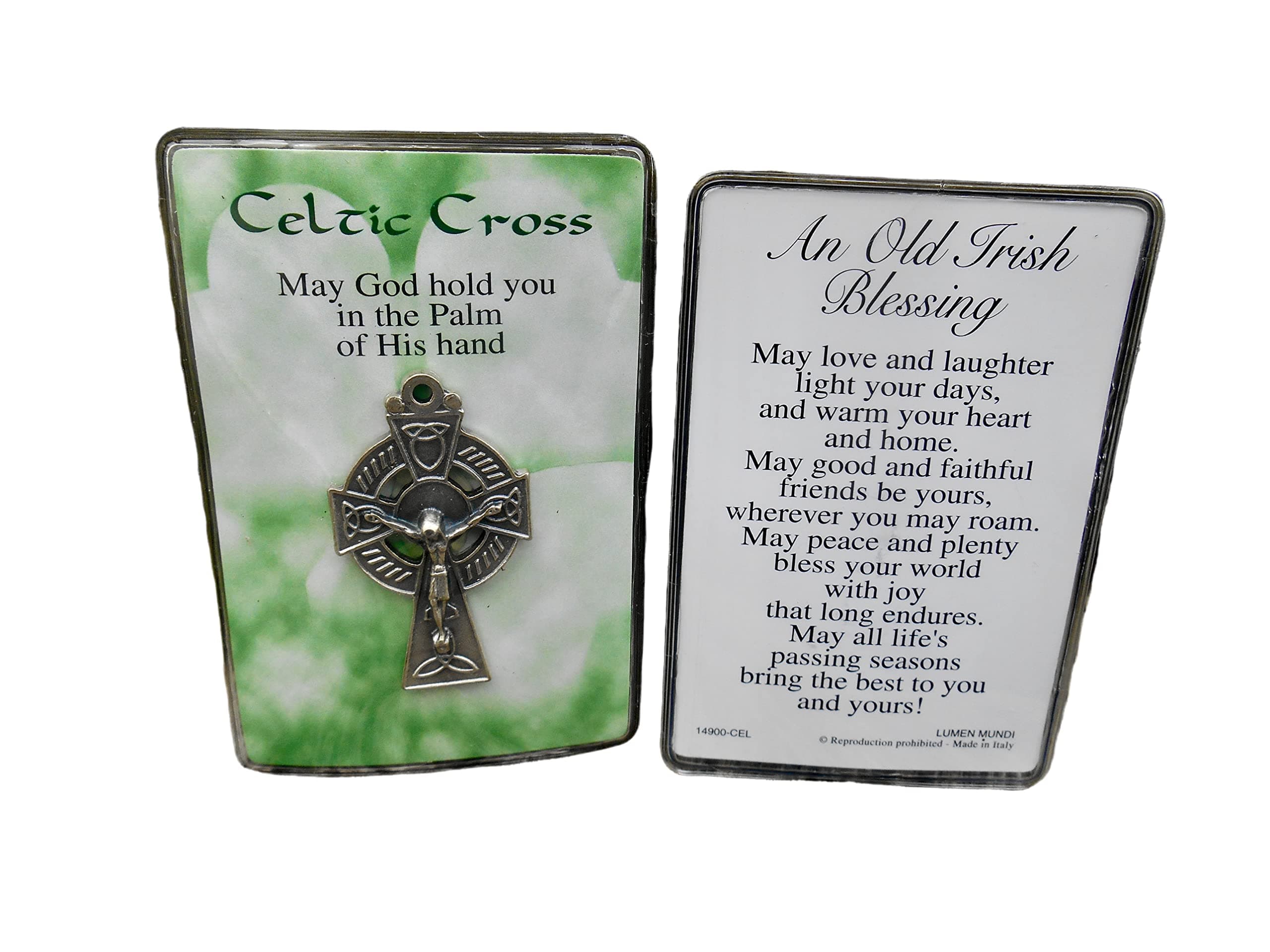 Irish Blessing Laminated Prayer Card with Celtic Cross, Irish Prayer Card, Old Irish Blessing, Pocket Prayer Card, Wedding, Blessing