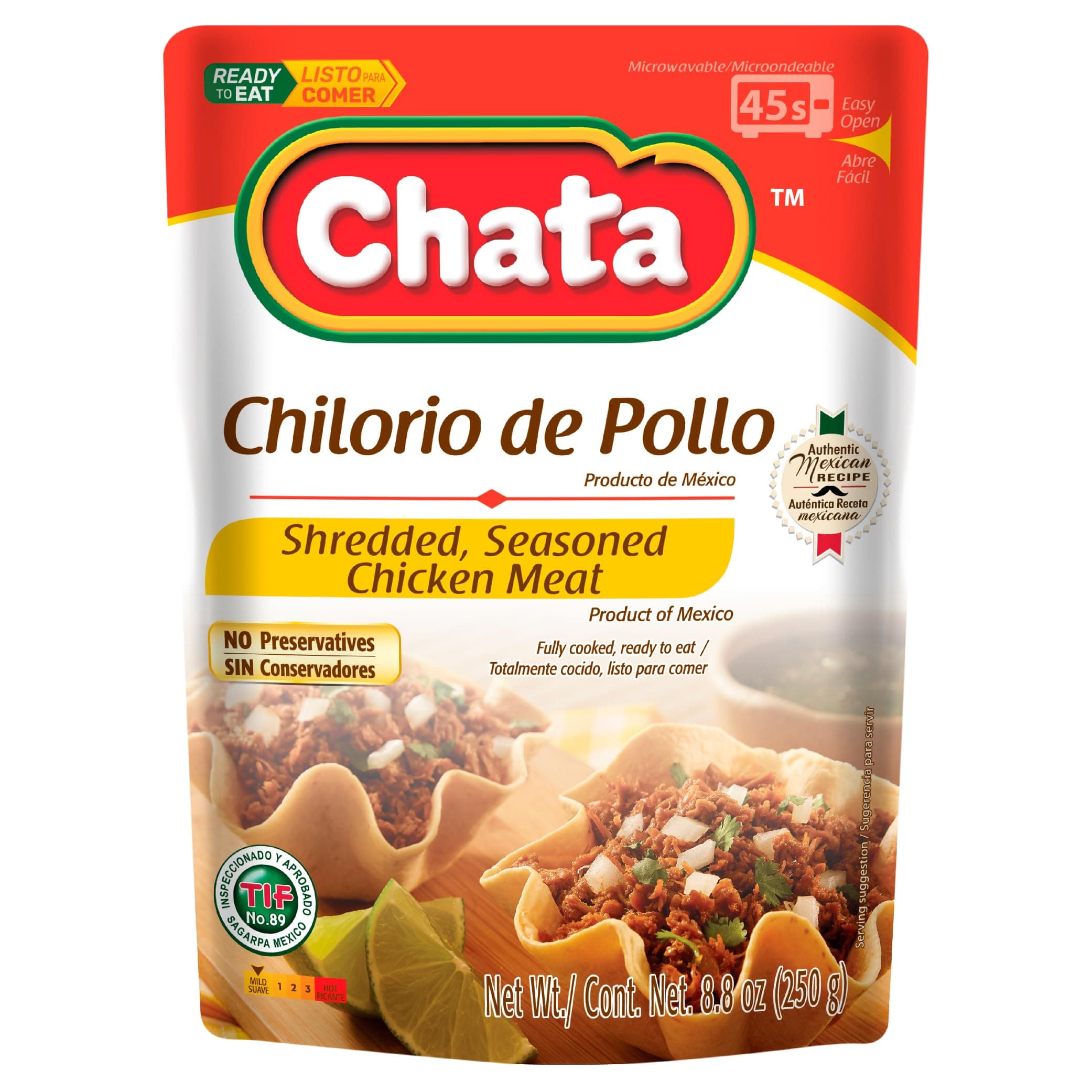 Mexican Chicken Chilorio, Ready to Eat, 8.8 oz