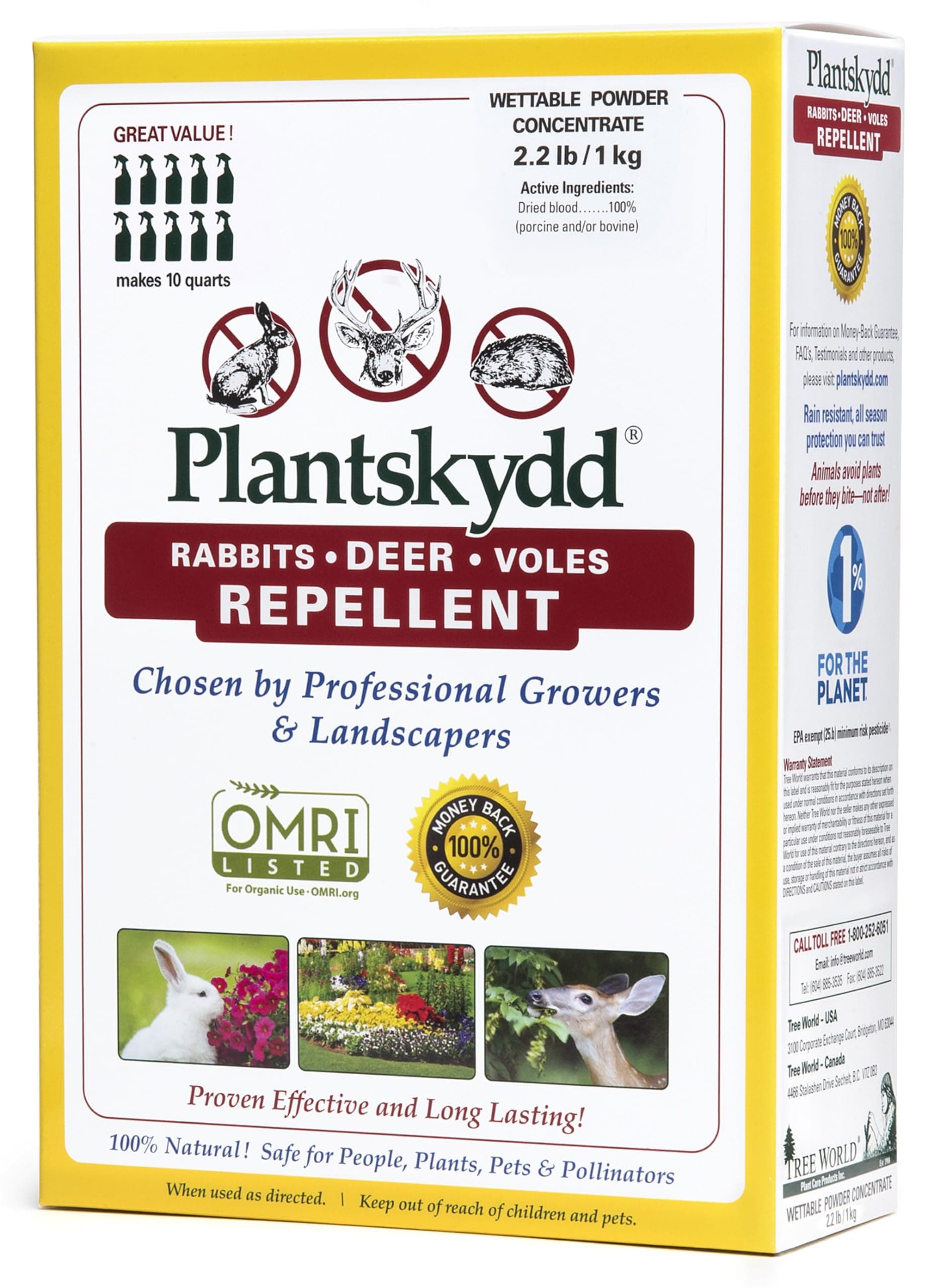 Plantskydd Deer Repellent - 2.2 Pound Soluable Powder