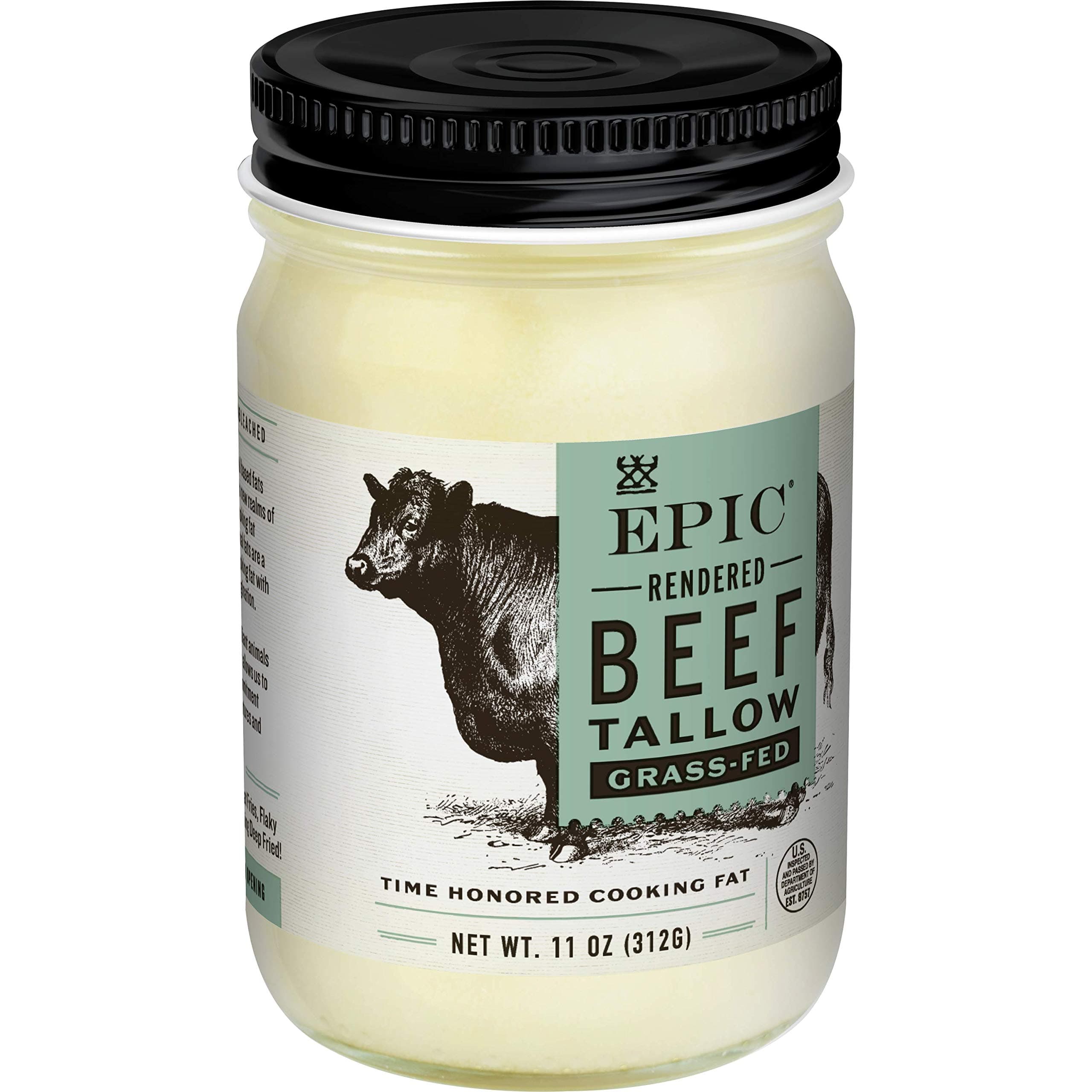 Epic Bar, Grass Fed Beef Tallow, 11 oz (312 g)