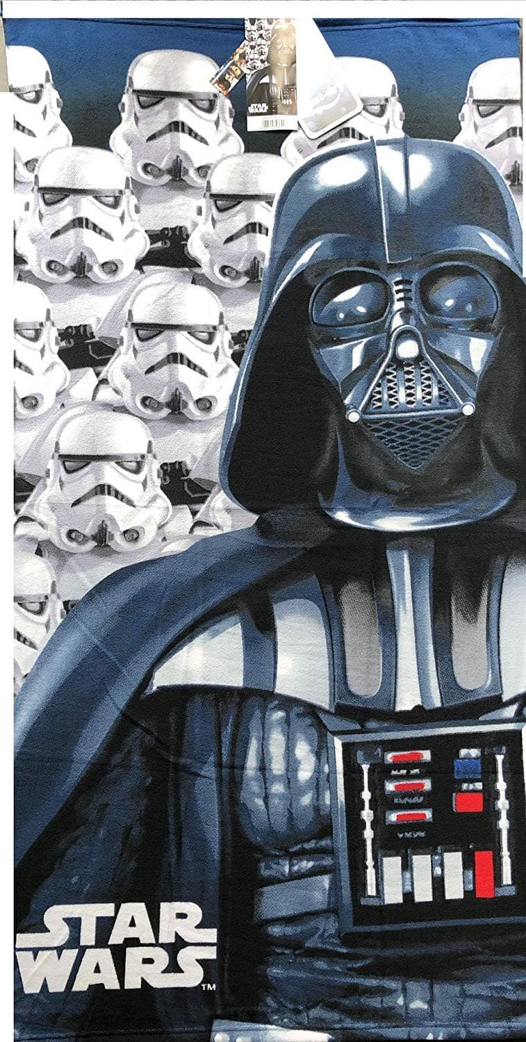 N Import Star Wars Microfibre Towel 140 x 70, Microfibre, Multicoloured, 1440 x 70 cm