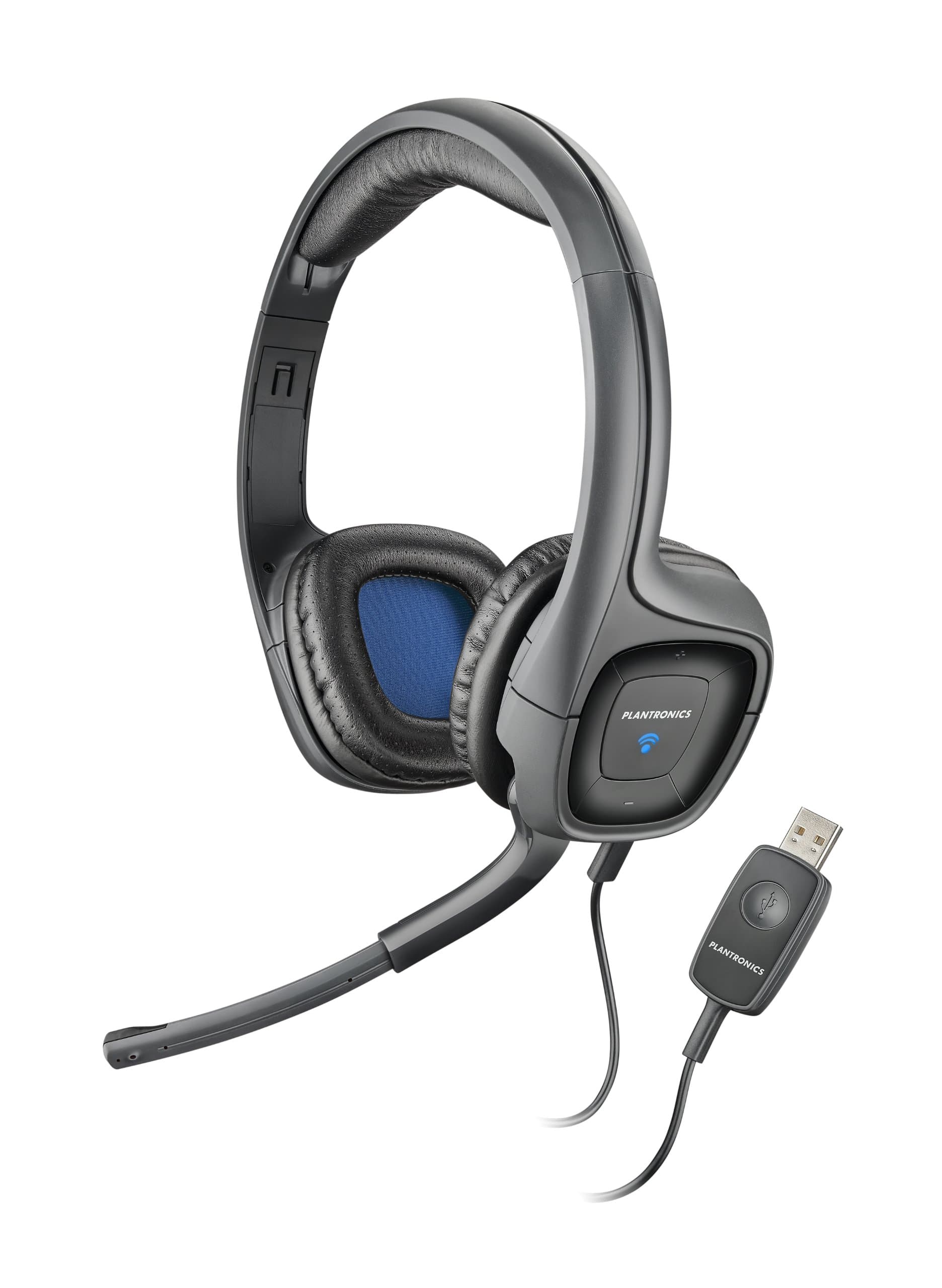 Plantronics Audio 655 - headsets (USB, 20 - 20000 Hz, Black, 100 - 8000 Hz)