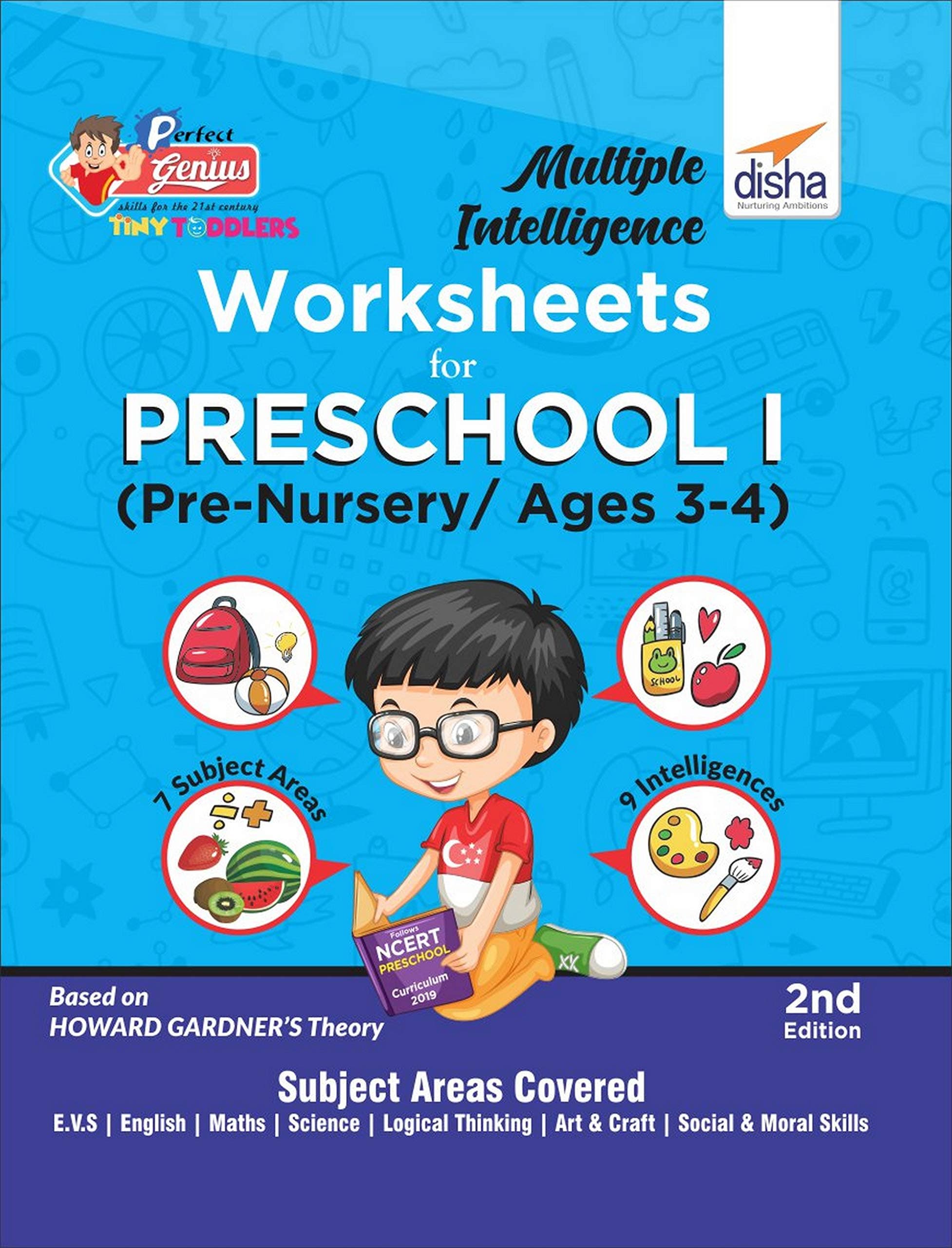 Multiple Intelligence Worksheets for PRESCHOOL I (Pre-Nursery/ Ages 3-4) 2nd Edition