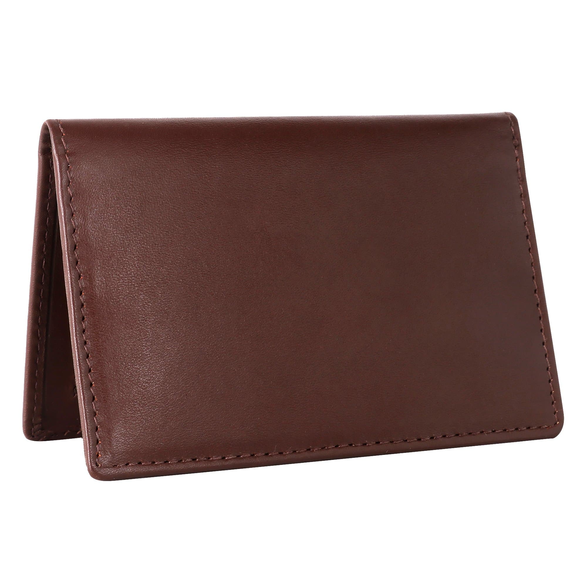 Saadh Enterprises Genuine Leather Slim Front Pocket Mens Wallet with Bill Pocket Credit Card Holder- RFID Bifold Front Pocket Wallet for Men SD 026