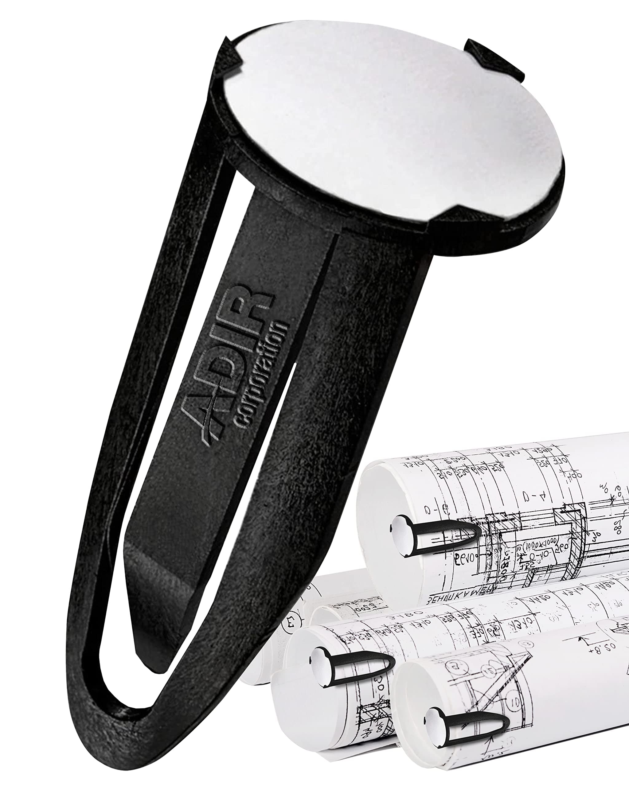 Paper Clips Paperwork Holder - Blueprint Clips for Blueprint, Construction Plan Holder, Architect Blueprint Holder, Blueprint Tags - Plan Clips for Blueprints and Rolled Files (50 Count)