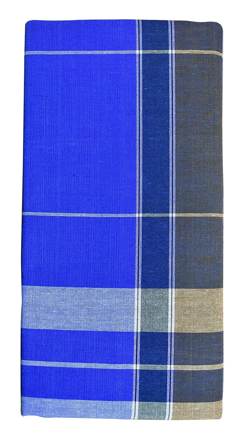 RAGINI V STITCHED LUNGIES Cotton Lungis for Men,(Multi Colour)||Assorted Checks or Colors_2 Meter