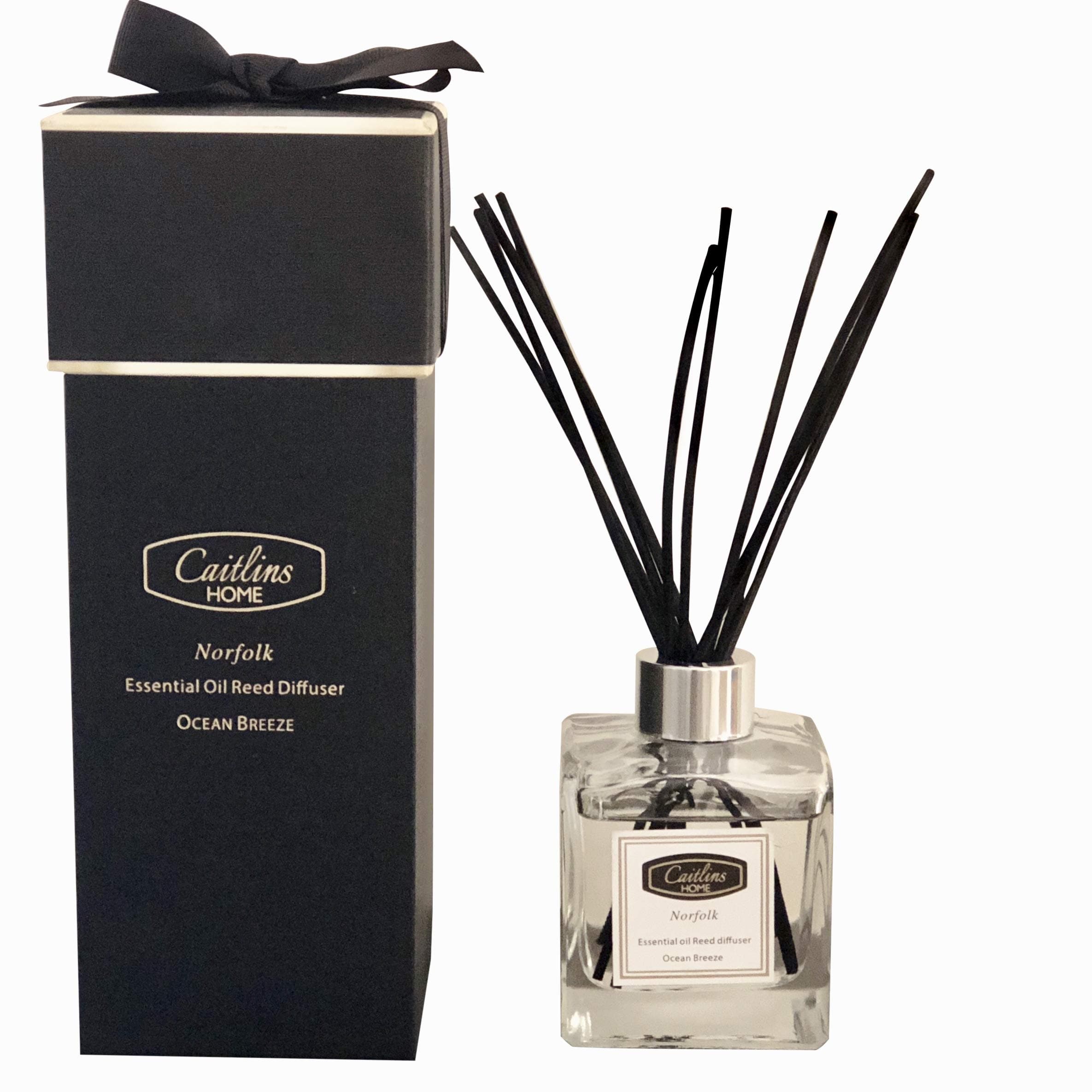 Reed Diffuser Ocean Breeze Scent Natural Reed Sticks Home Fragrance Gift 5.1oz