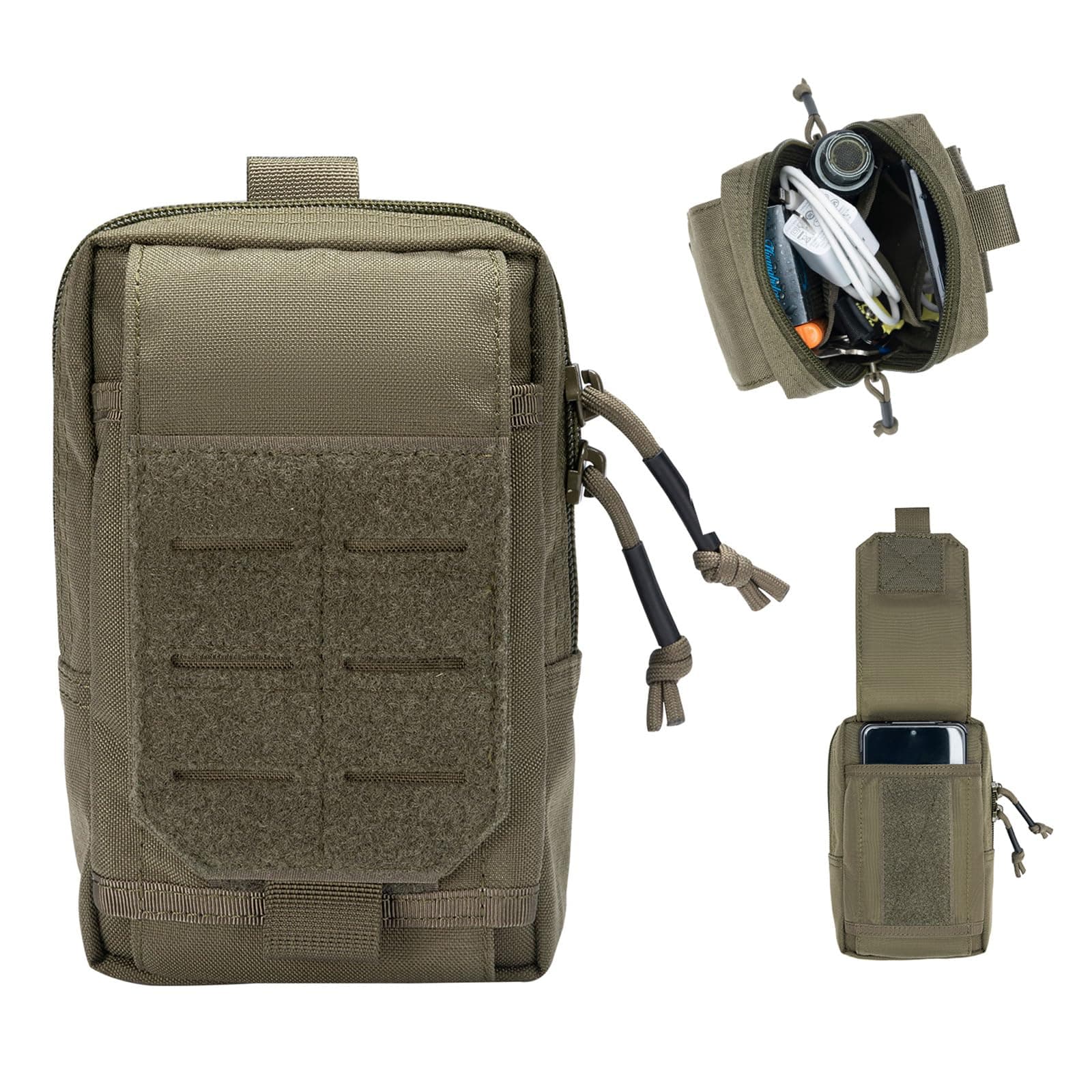 Tactical Molle Pouch Molle Phone Pouch EDC Utility Belt Pouch Phone Holder Bag For Sports Fishing Camping