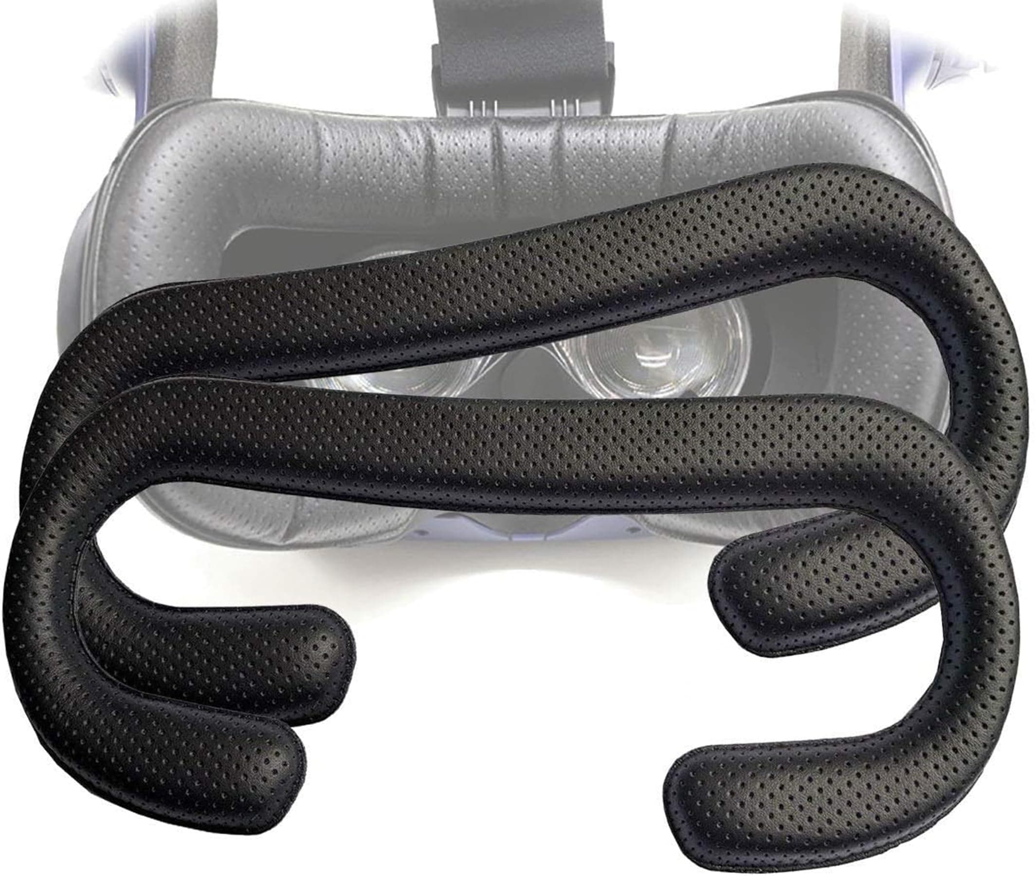 TamBee Vive PRO Face Cushion Pad Face Foam Replacement, PU Leather Face Cover Pad Removable Facial Interface for HTC Vive PRO VR (Face Foam 2PC)