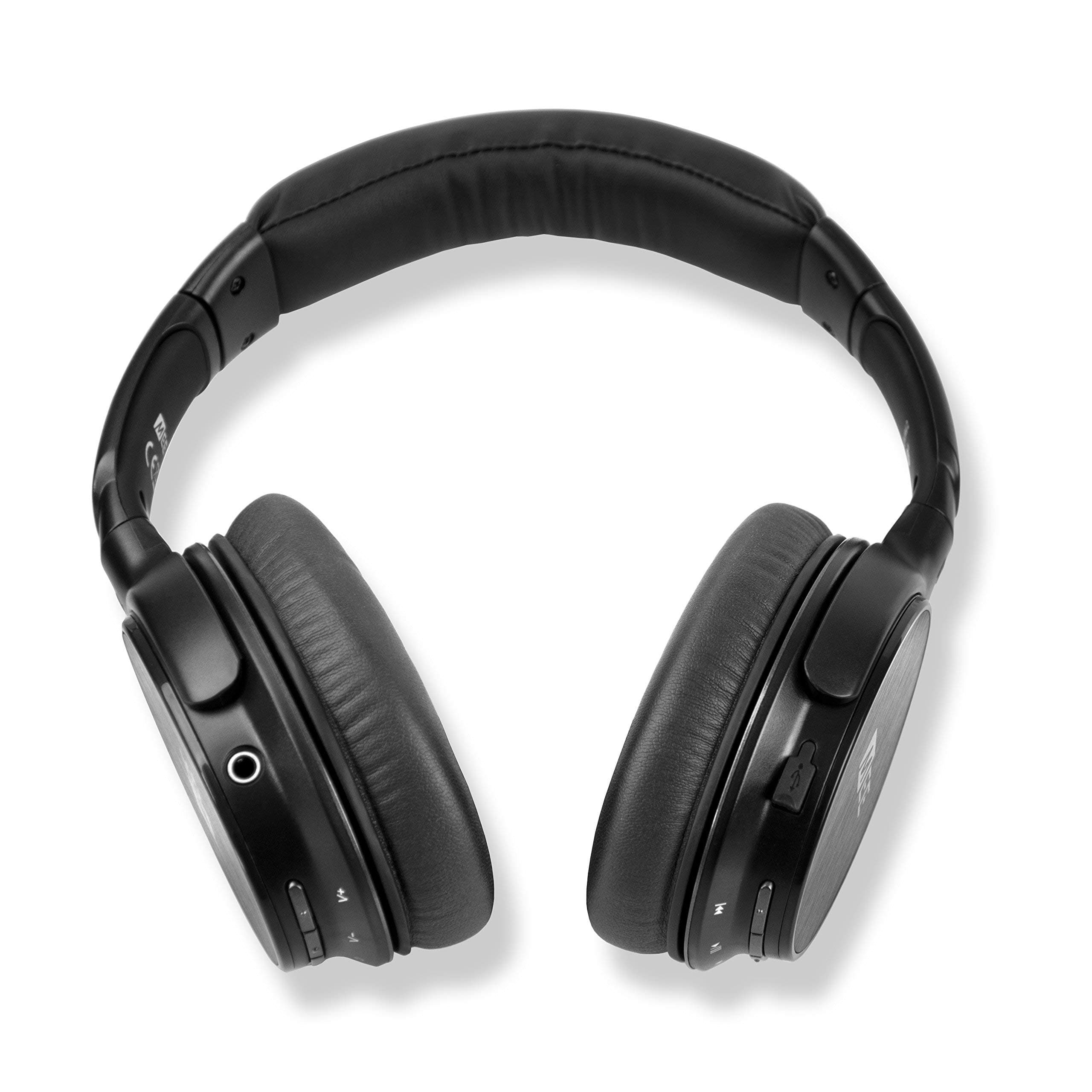 MEE audio Venture 2 Bluetooth Wireless + Wired Headphones with Microphone (Renewed)