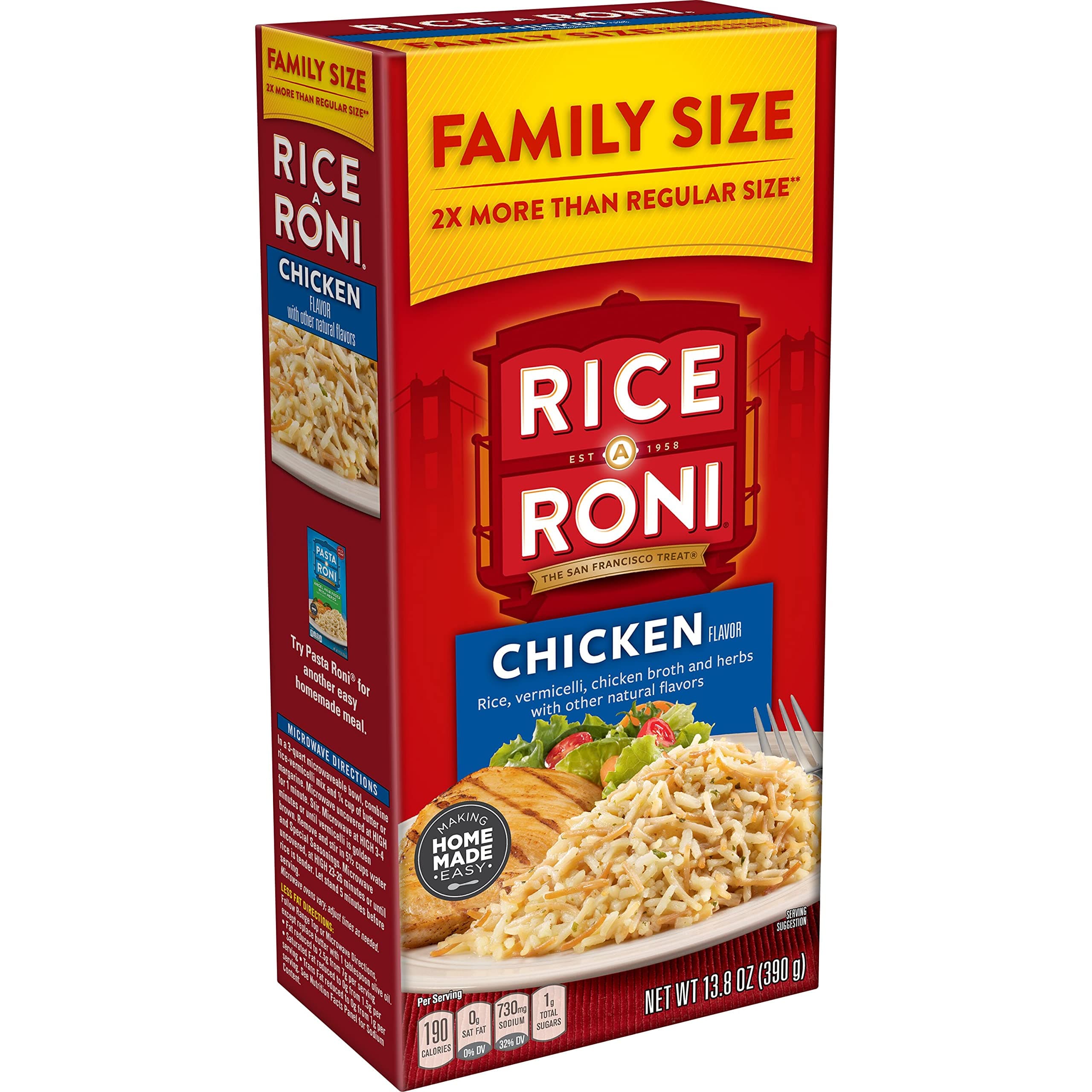 Rice A Roni Chicken, Family Size, 13.8 oz