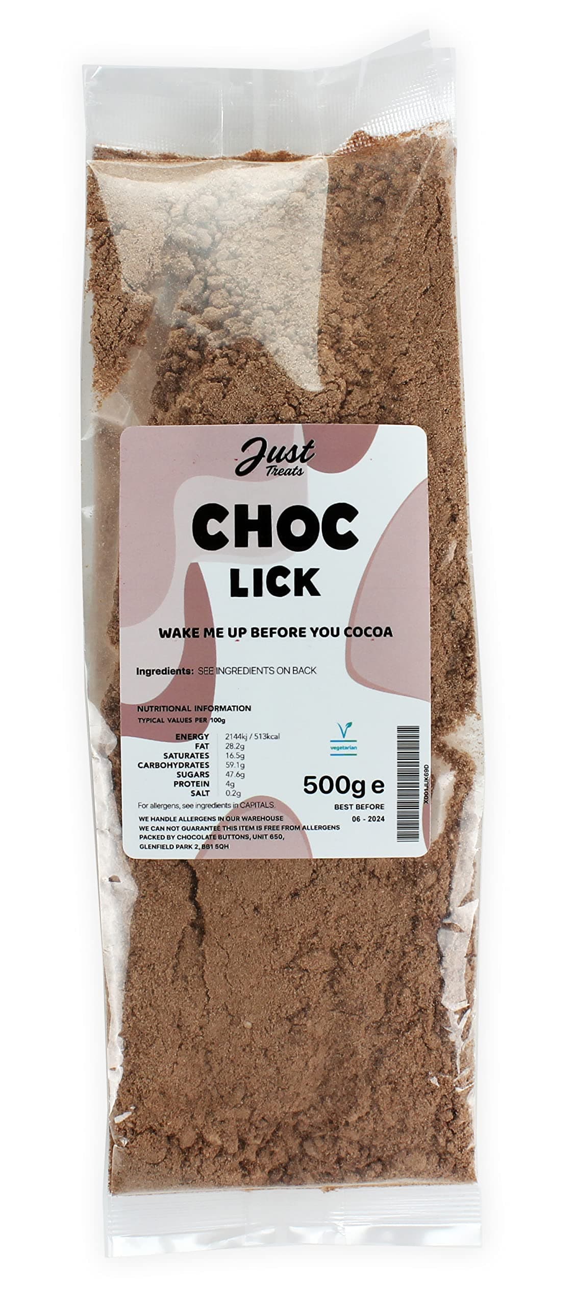 Just Treats Choc Lick (500g Share Bag)
