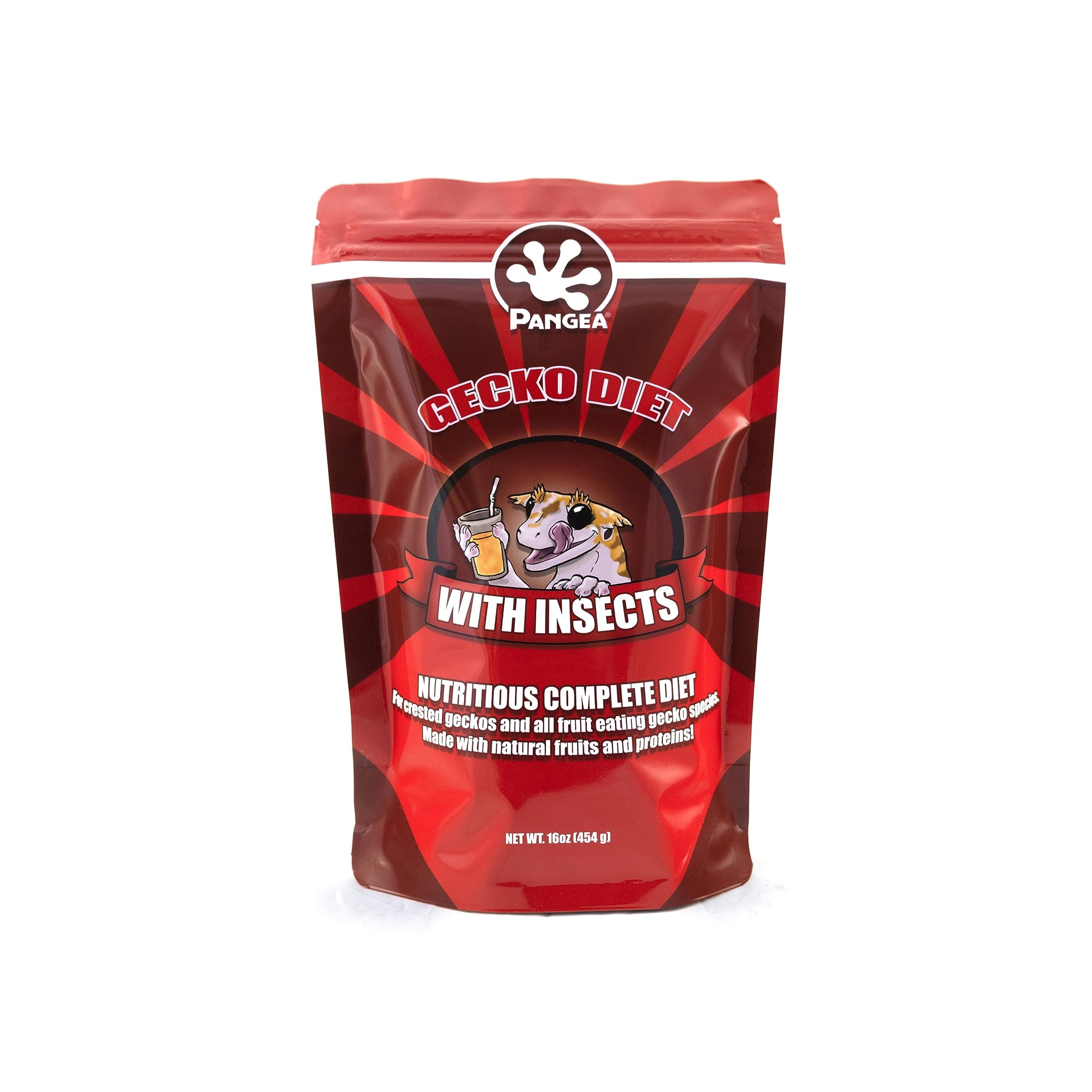 Pangea Fruit Mix with Insects Crested Gecko Complete Diet 1 lb