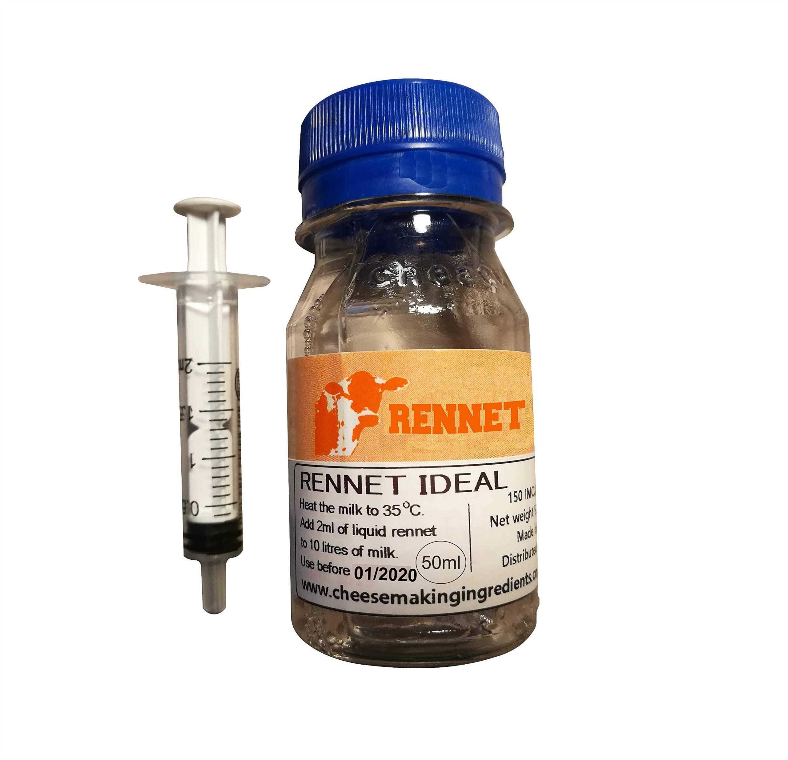 Microbial Liquid RENNET Ideal Coagulant 50ml | add 2ml per 10L of milk