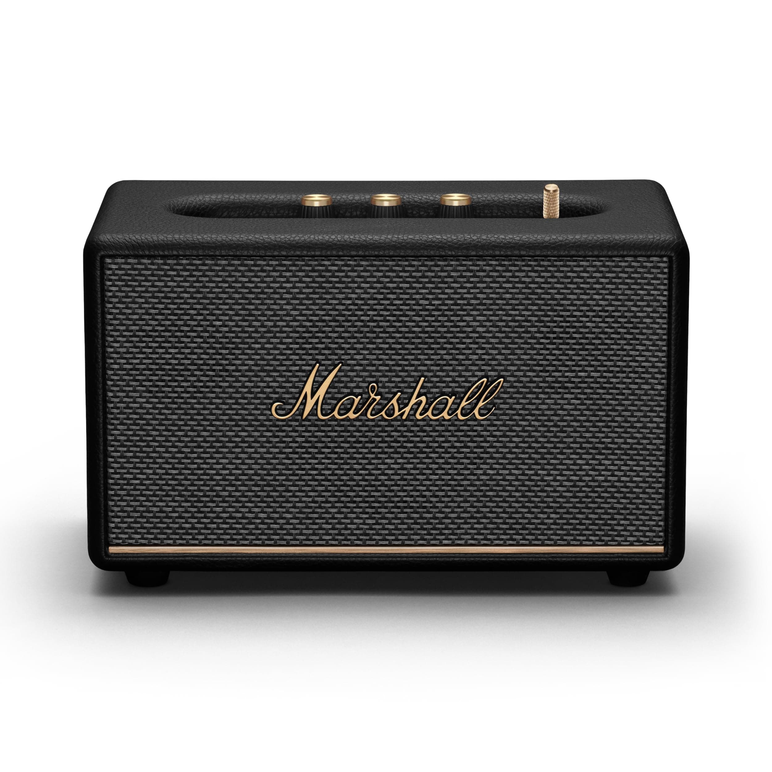 Marshall Acton III Wired Connectivity Stereo Home Speakers with Bluetooth 5.2 & RCA or 3.5mm Input – Black