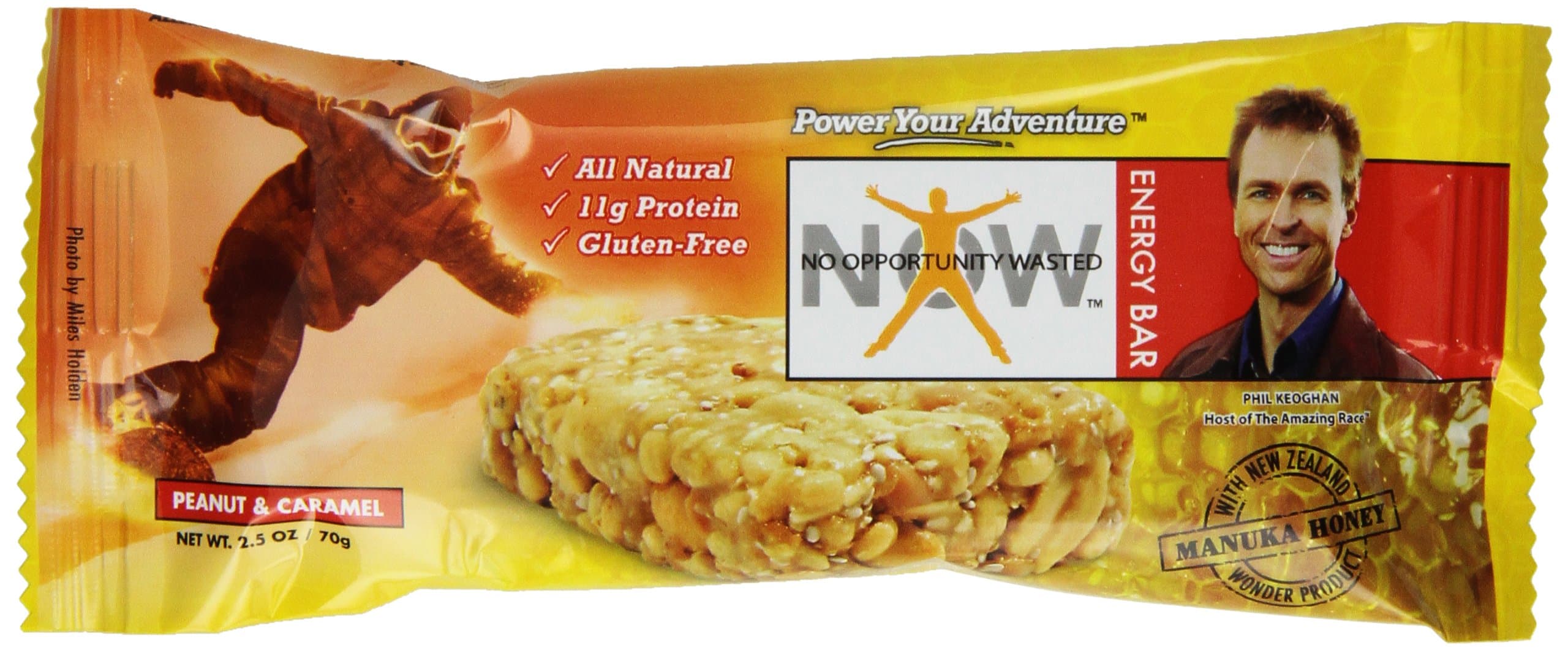 Now Bar Pb Caramel 12-Count, 2.47-Ounce