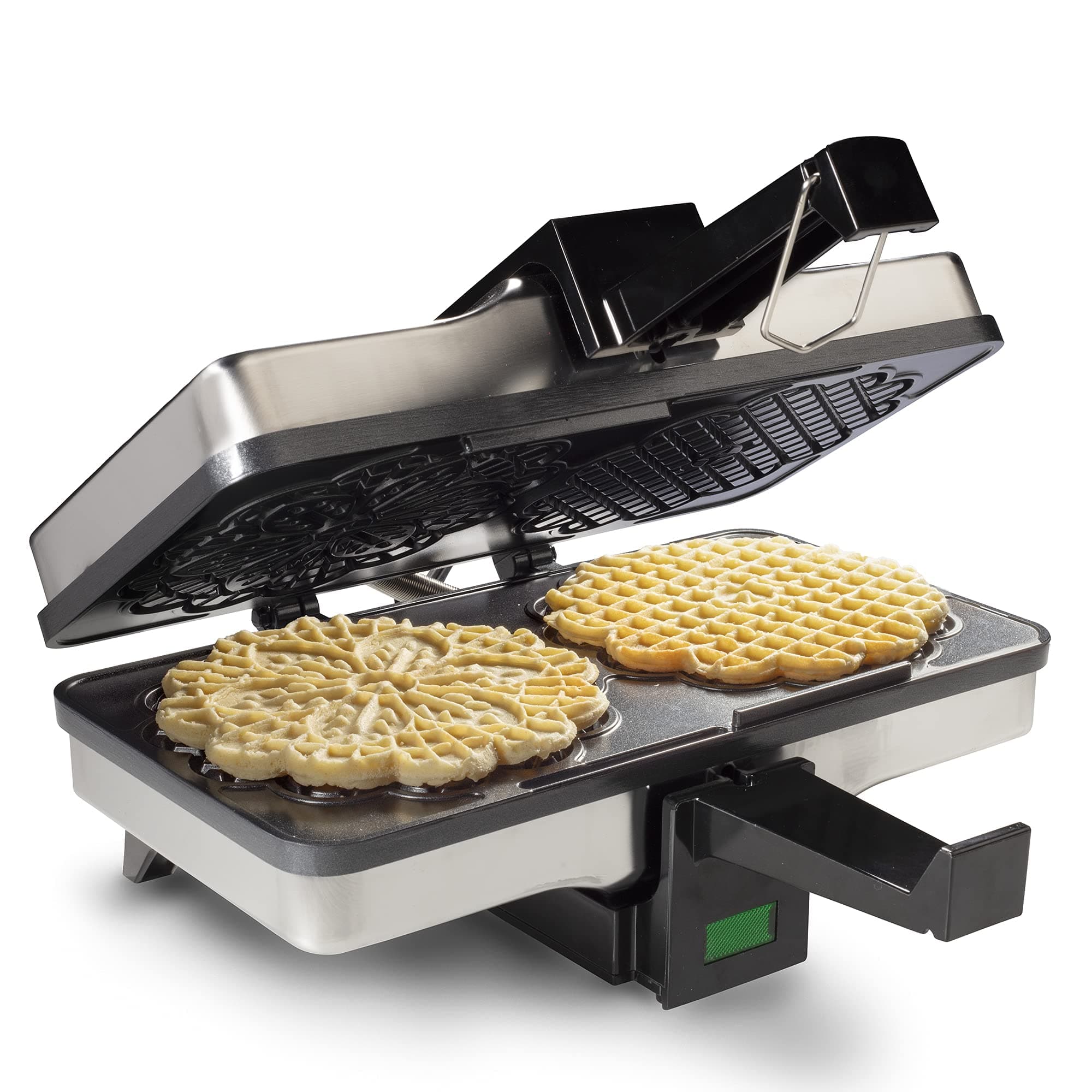 Pizzelle Maker- Non-stick Electric Pizzelle Baker Press Make