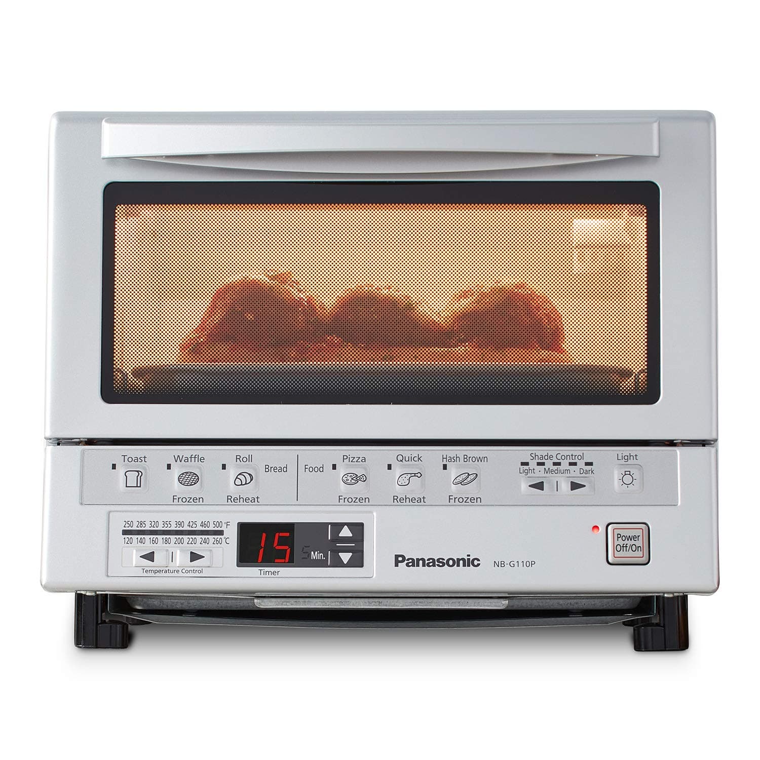 Panasonic NB-G110P 410 gallons Toaster Oven, Silver