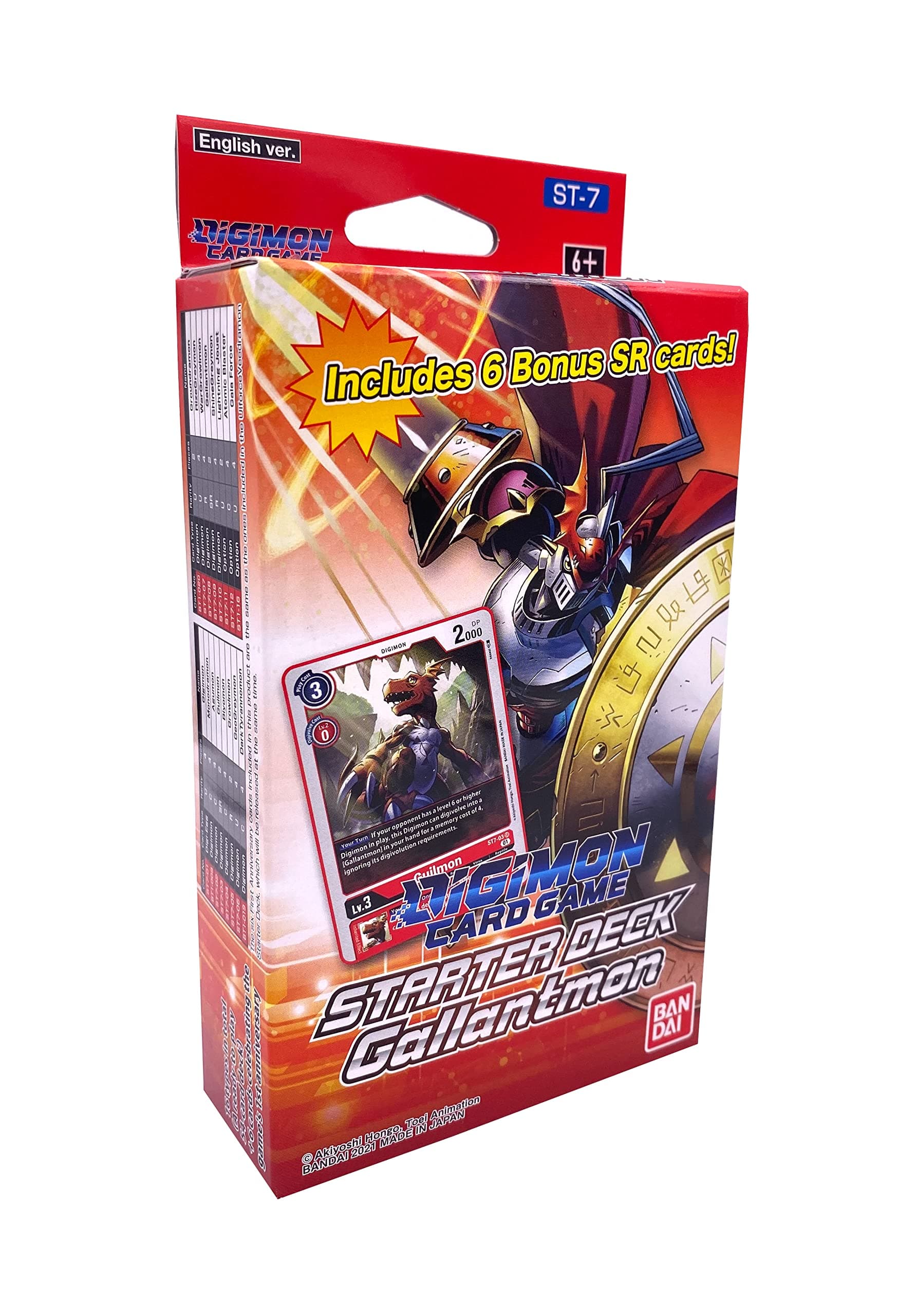 MGO2021 Digimon English TCG ST-7 Gallantmon Starter Deck - 54 Cards