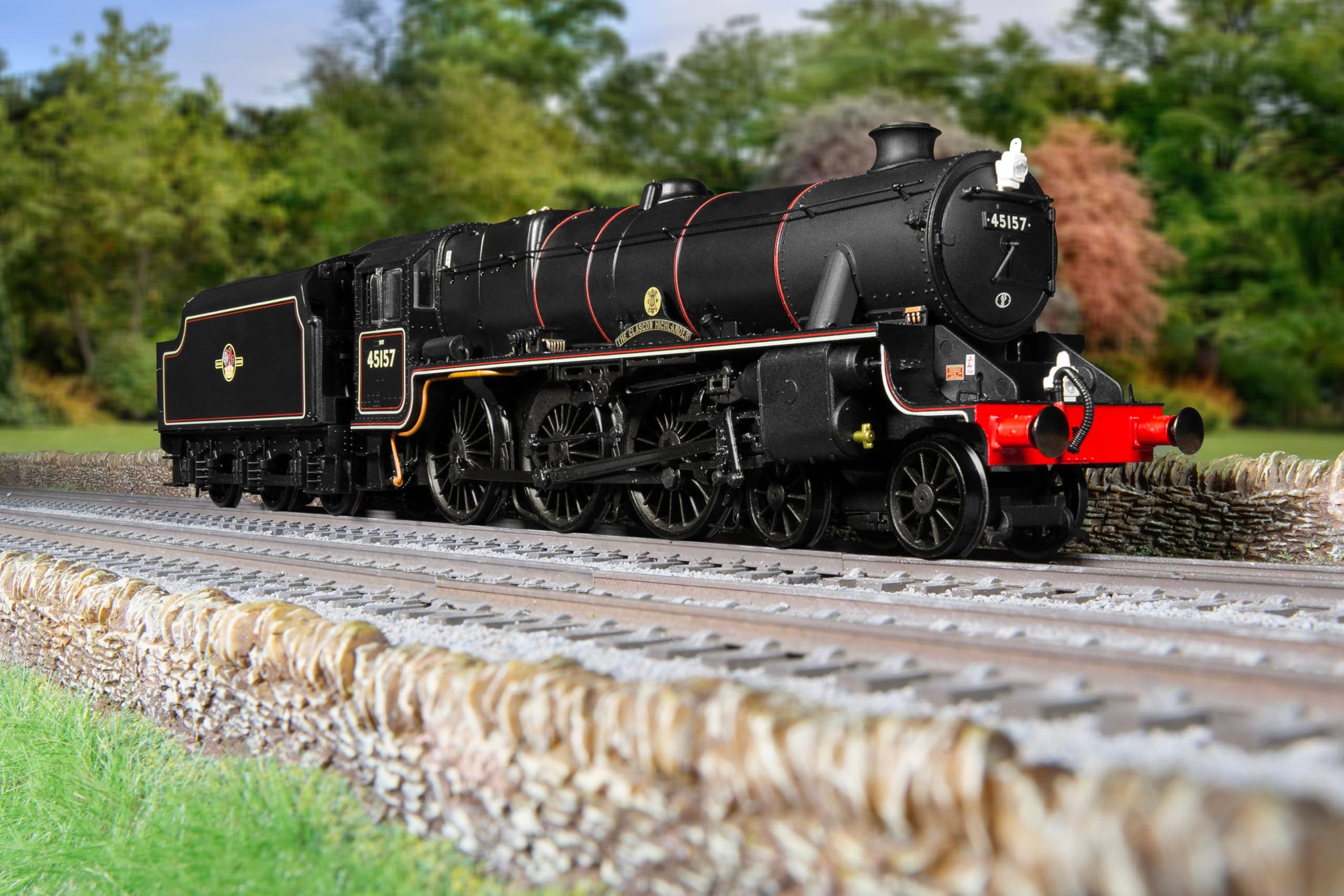 BR, Stanier 5MT 'Black 5', 4-6-0, 45157 'Glasgow Highlander' - Era 5. Locomotives.