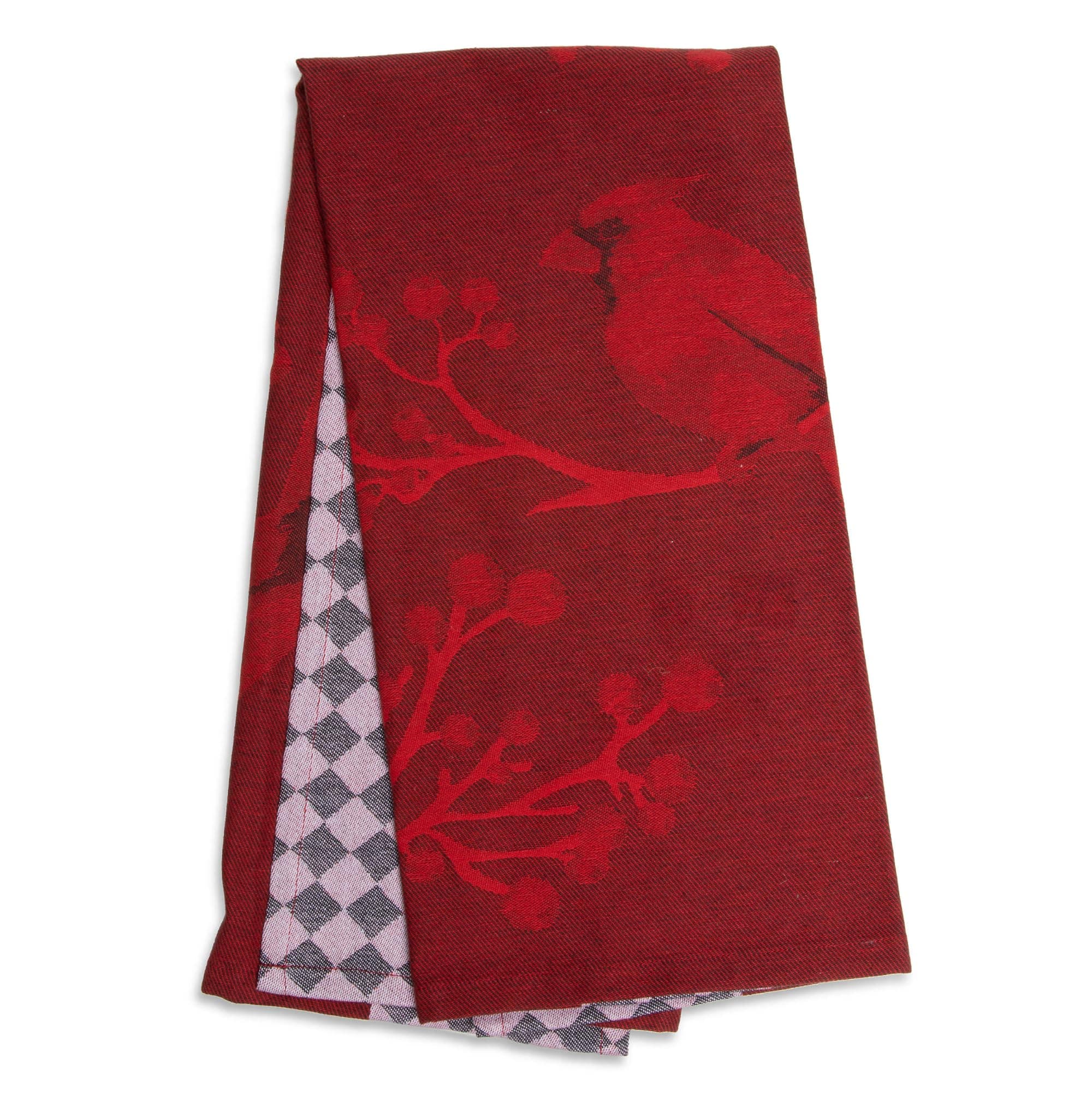MACKENZIE-CHILDS Cardinal Jacquard Dish Towel