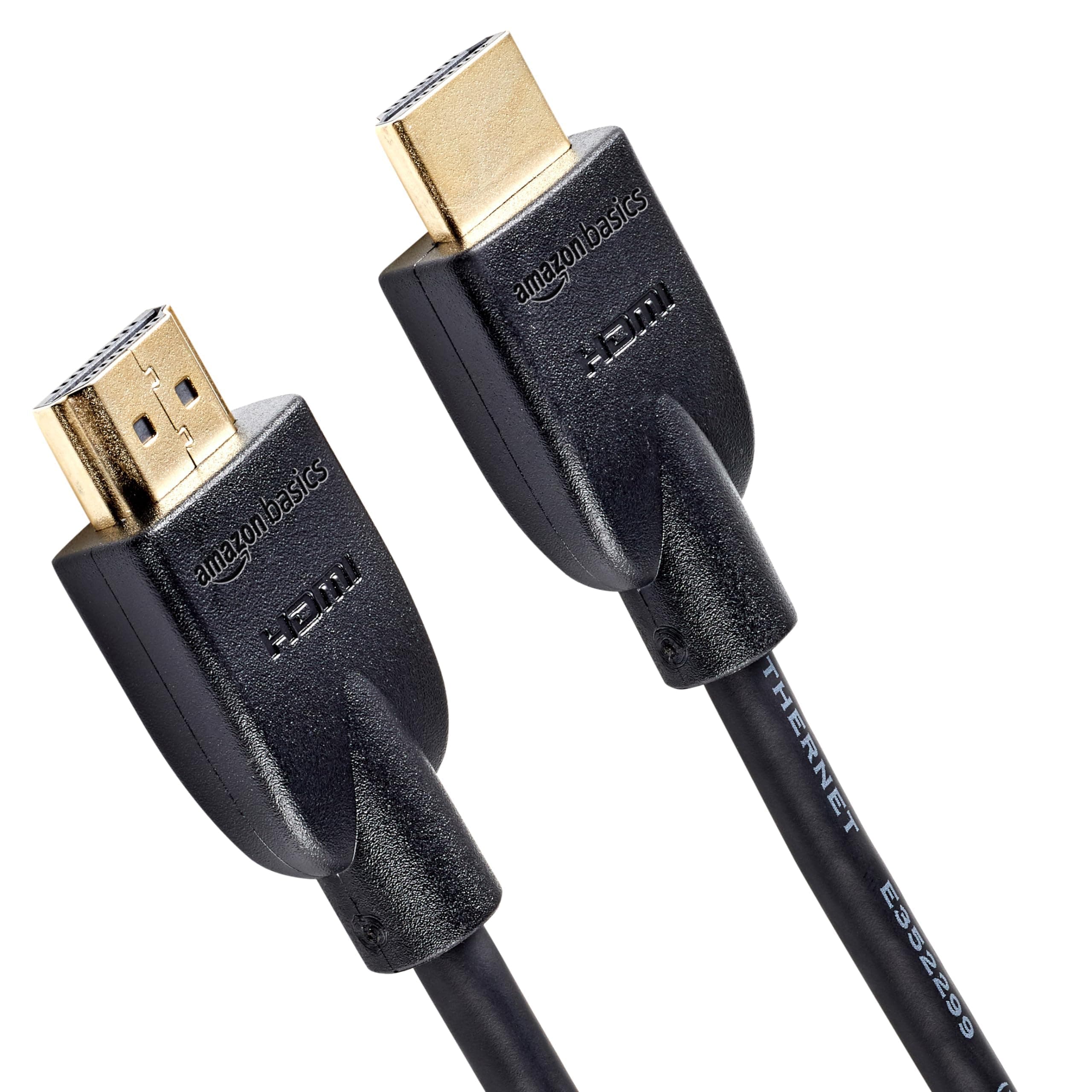 Amazon Basics HDMI Cable, 18Gbps High-Speed, 4K@60Hz, 2160p, Ethernet Ready,10 Foot (3M), Black