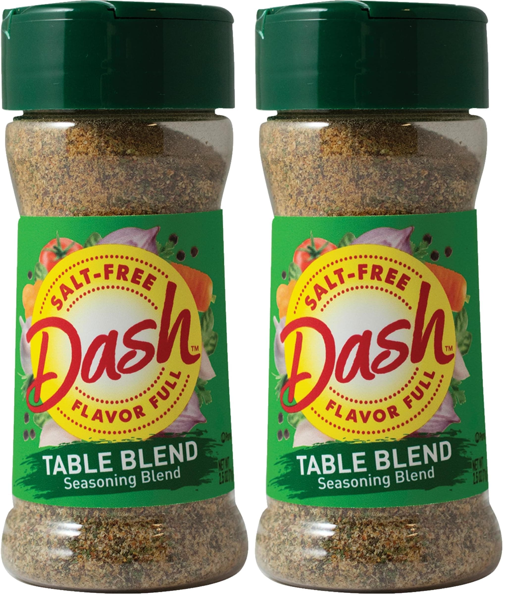 Dash Salt-Free Seasoning Blend, Table Blend, 2.5 Ounce (Pack of 2)