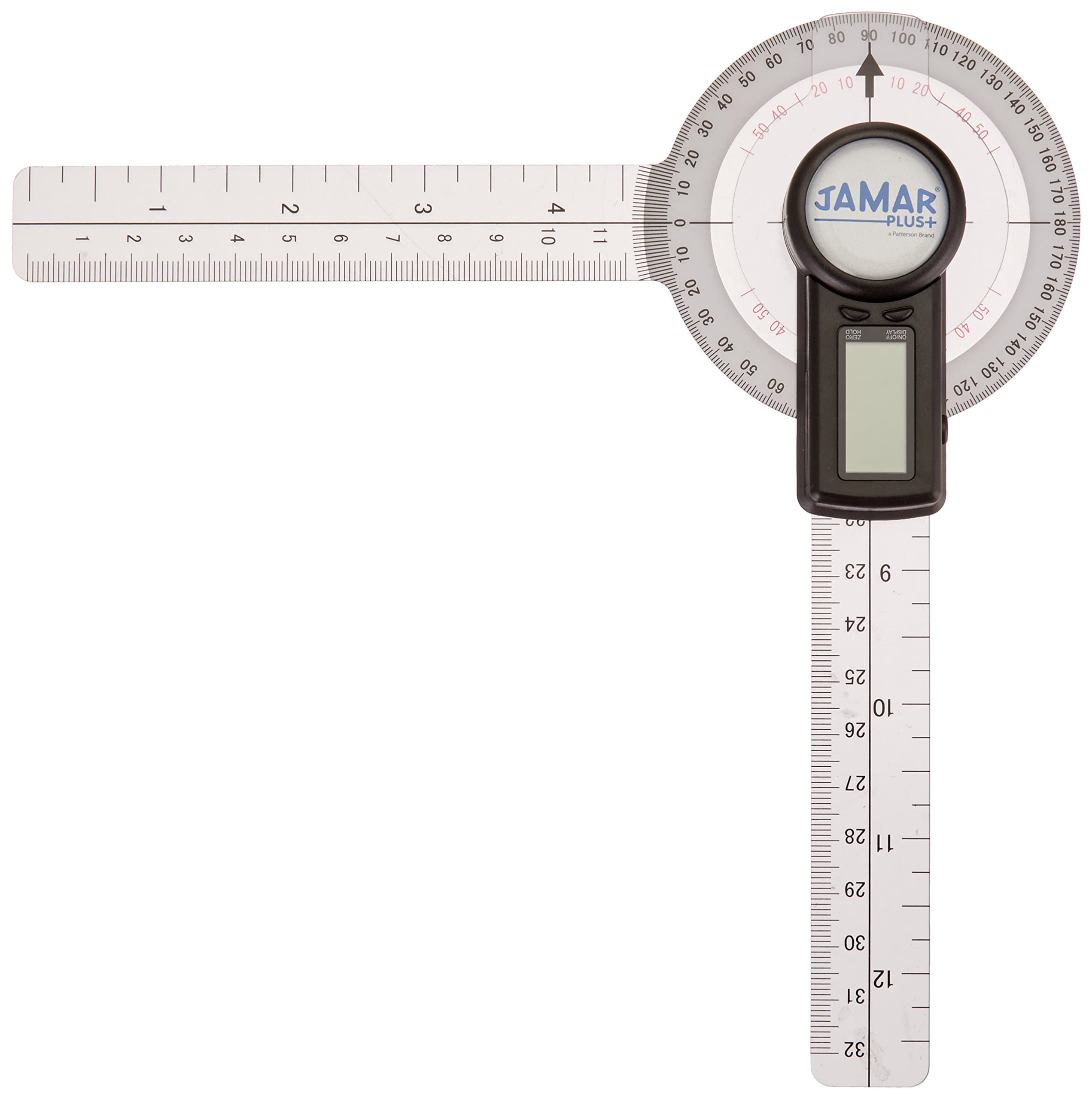 Jamar - 55483 Plus+ Digital Goniometer, Professional Grade Digital Hand and Finger Range of Motion Tool for Accurate Angle Measuring, 8"
