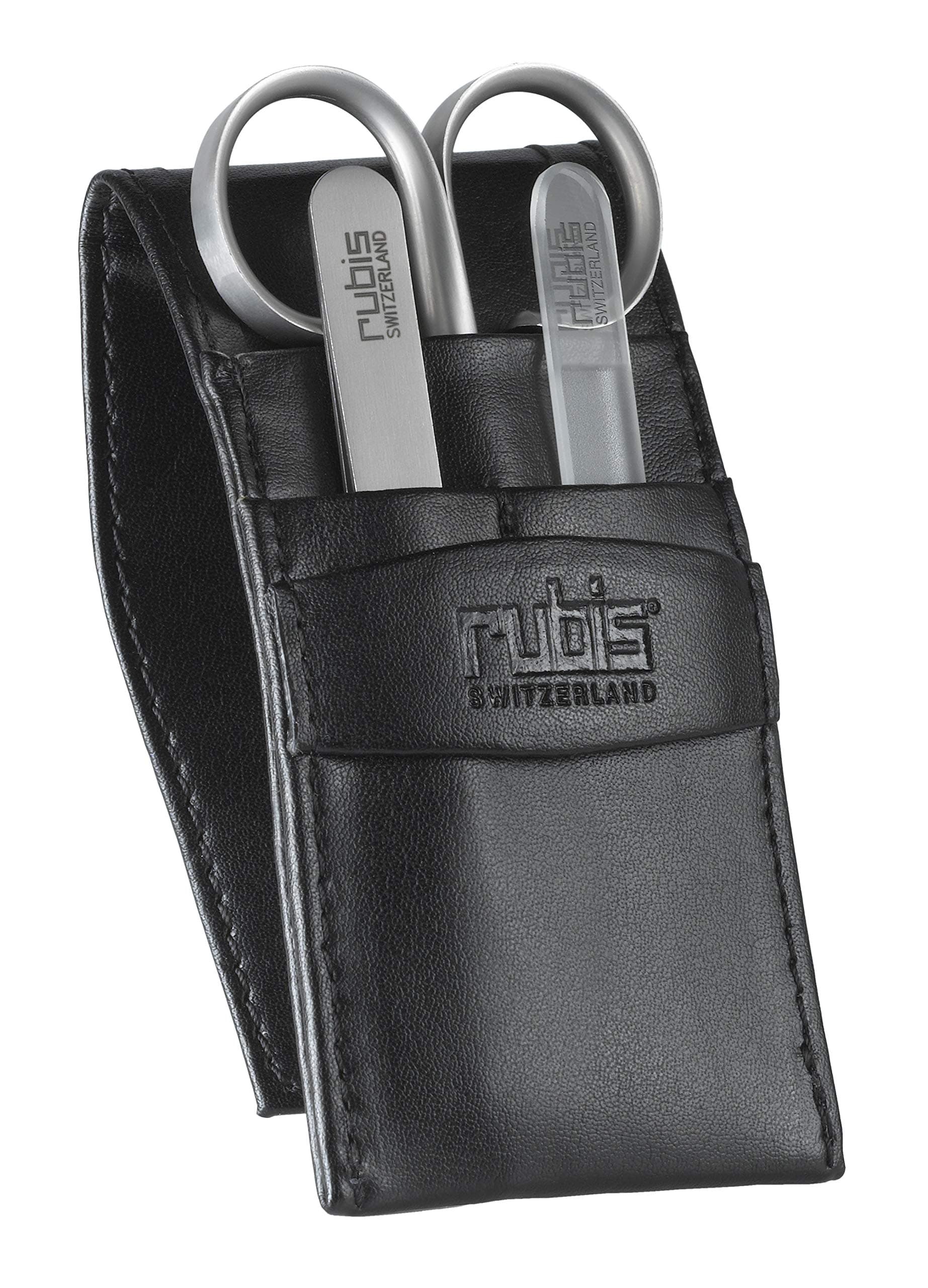 Manicure Set with Nail Scissors and Nail File - Nail Set Small 3 Pieces with Tweezers - Nail Care Set