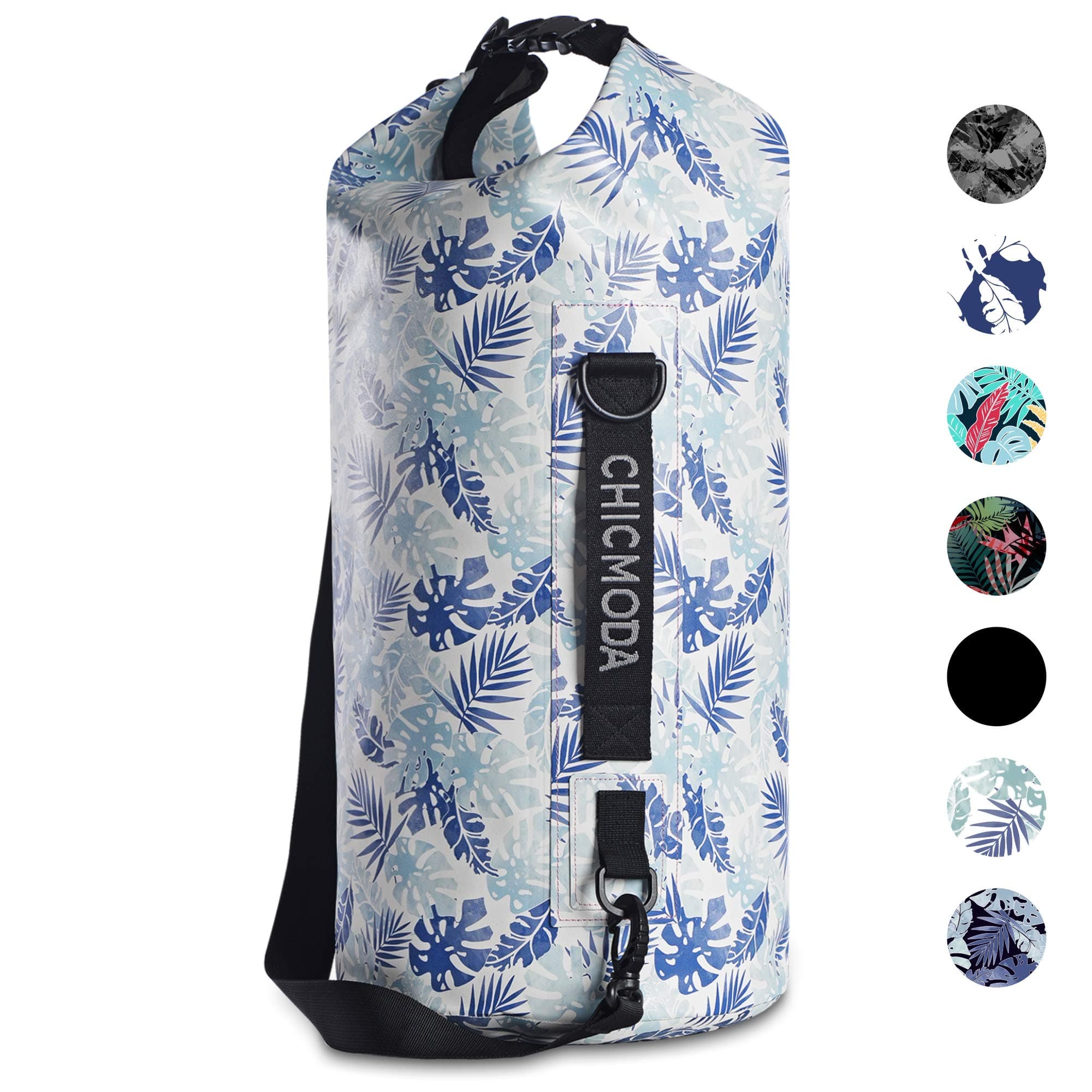 CHICMODA Dry Bag, IP67 100% Waterproof Backpack Bag with Waist Strap for Beach Swim Kayaking Hiking - Protect Camera Cash Document From Water and Dirt