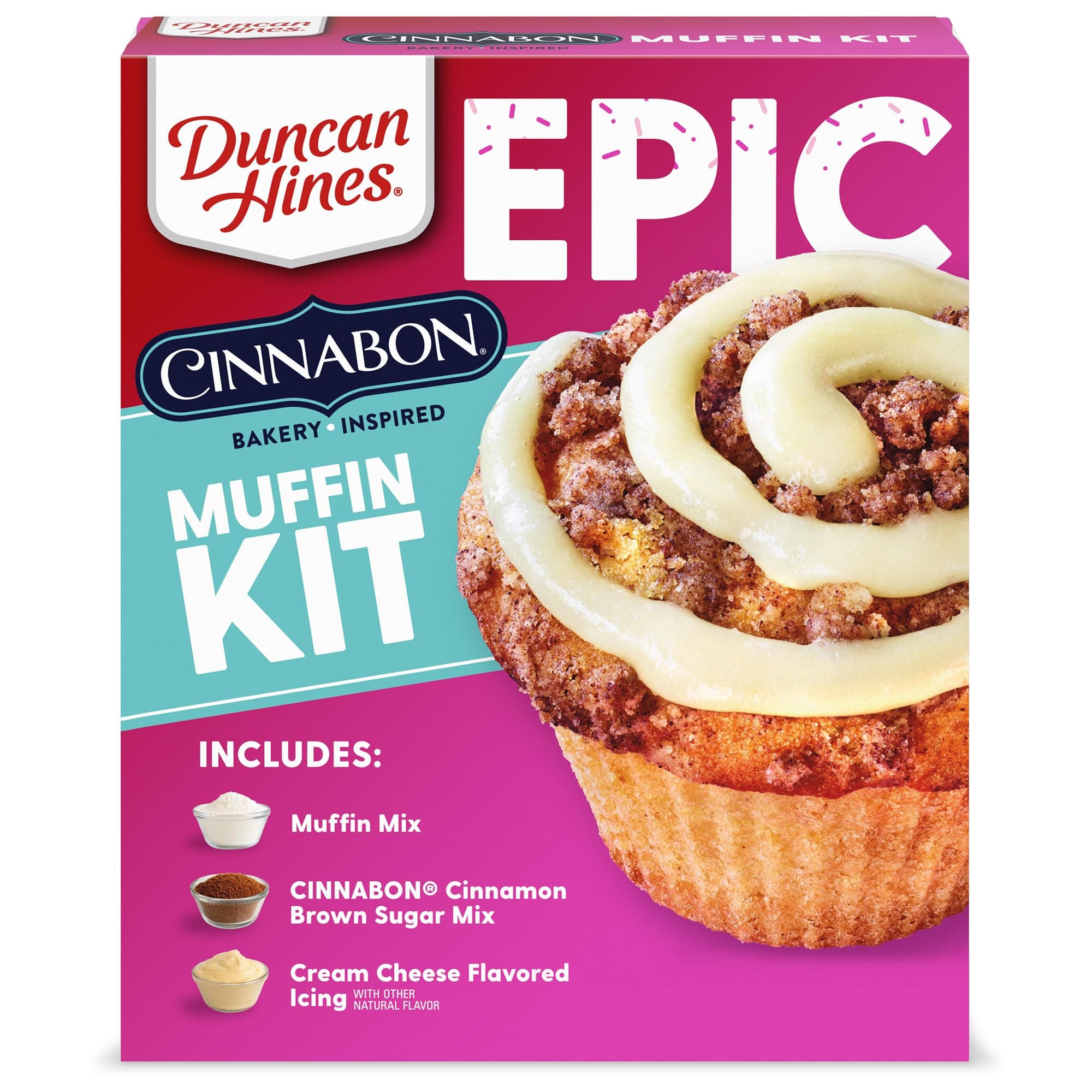Epic Cinnabon Bakery Inspired Muffin Kit, 32.42 oz.