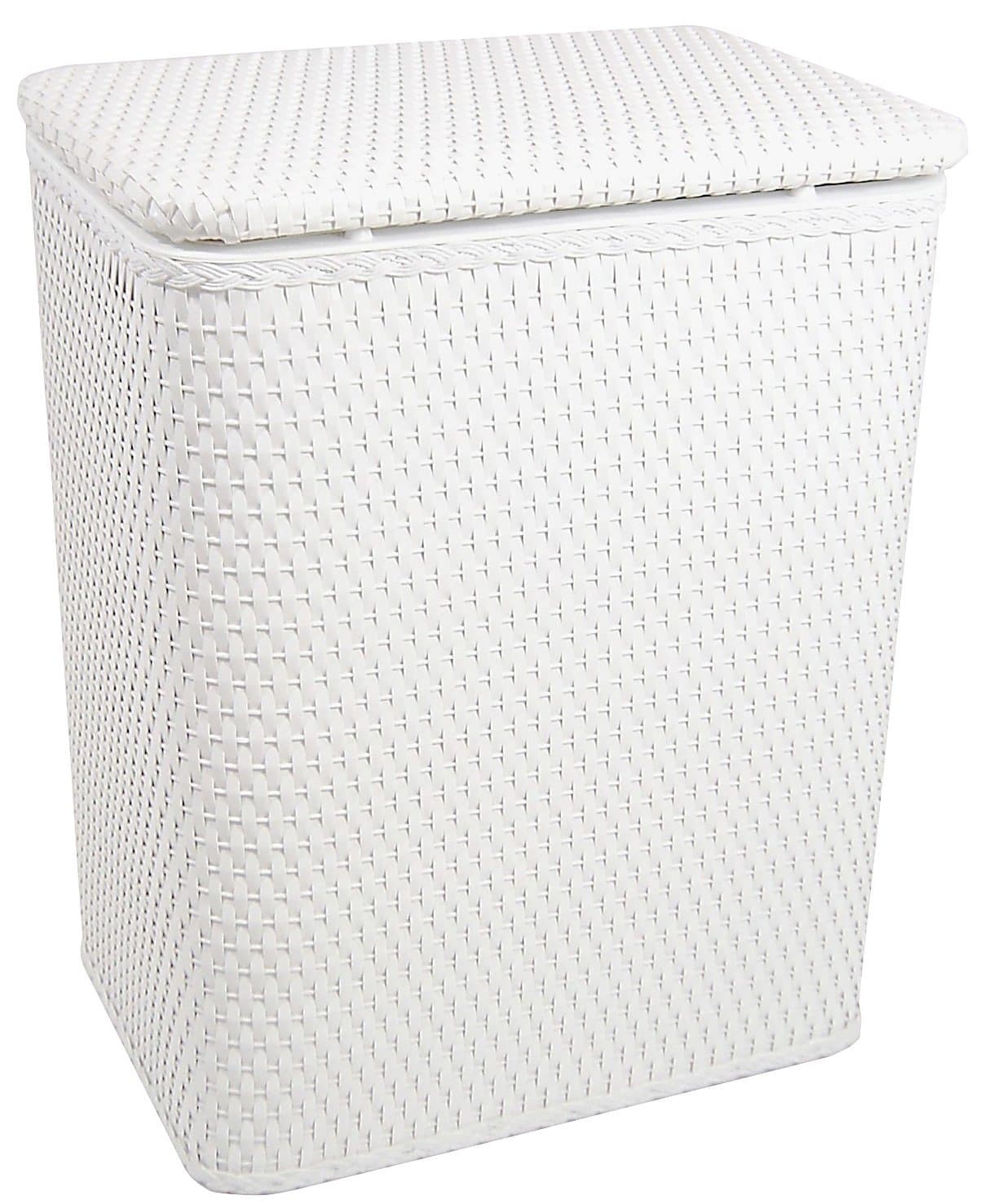 Redmonusa Redmon Chelsea Pattern Wicker Nursery Hamper, Sky Blue