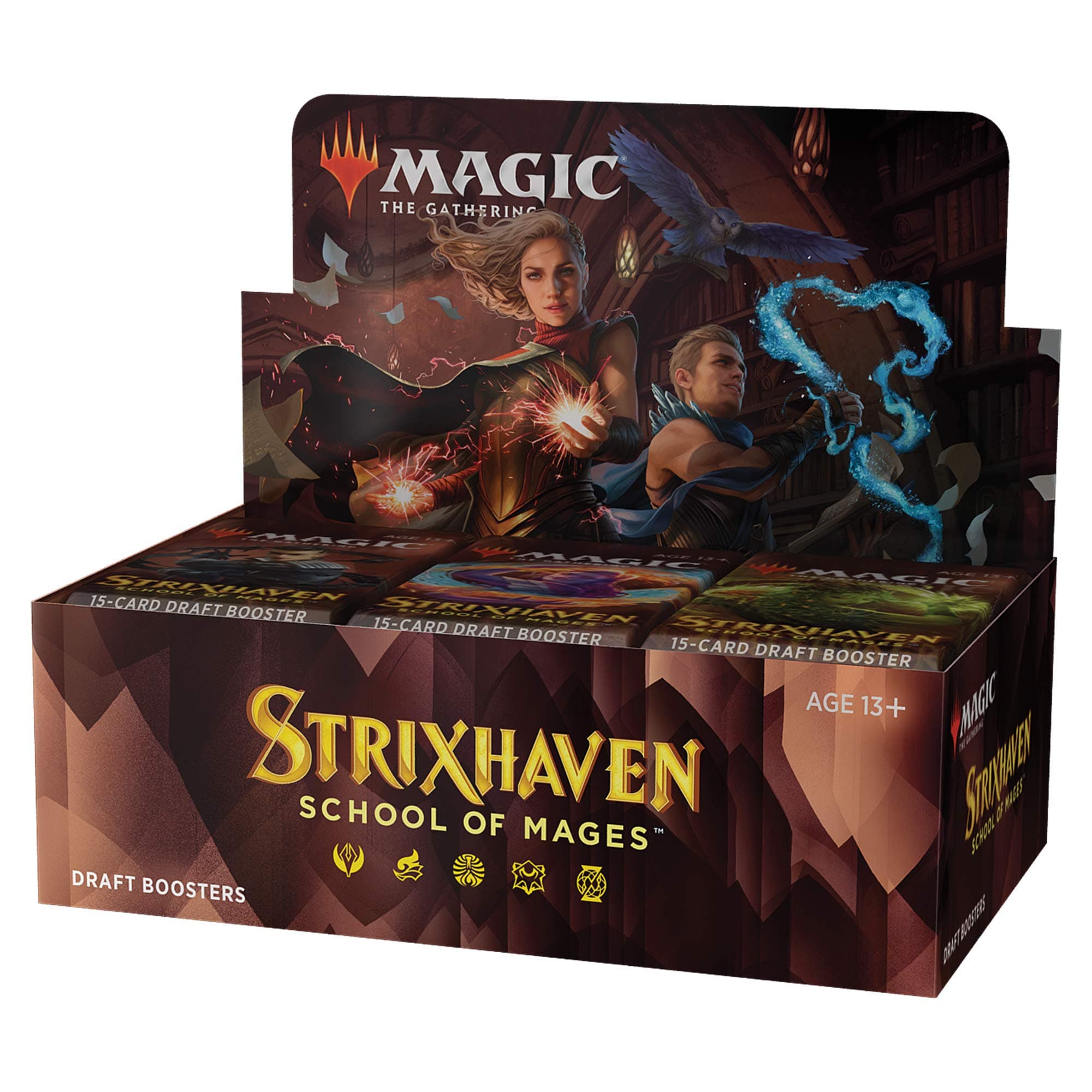 Magic The GatheringStrixhaven: School of Mages - Draft Booster Display of 36 Envelopes (ENG) Multicolor,C84350000