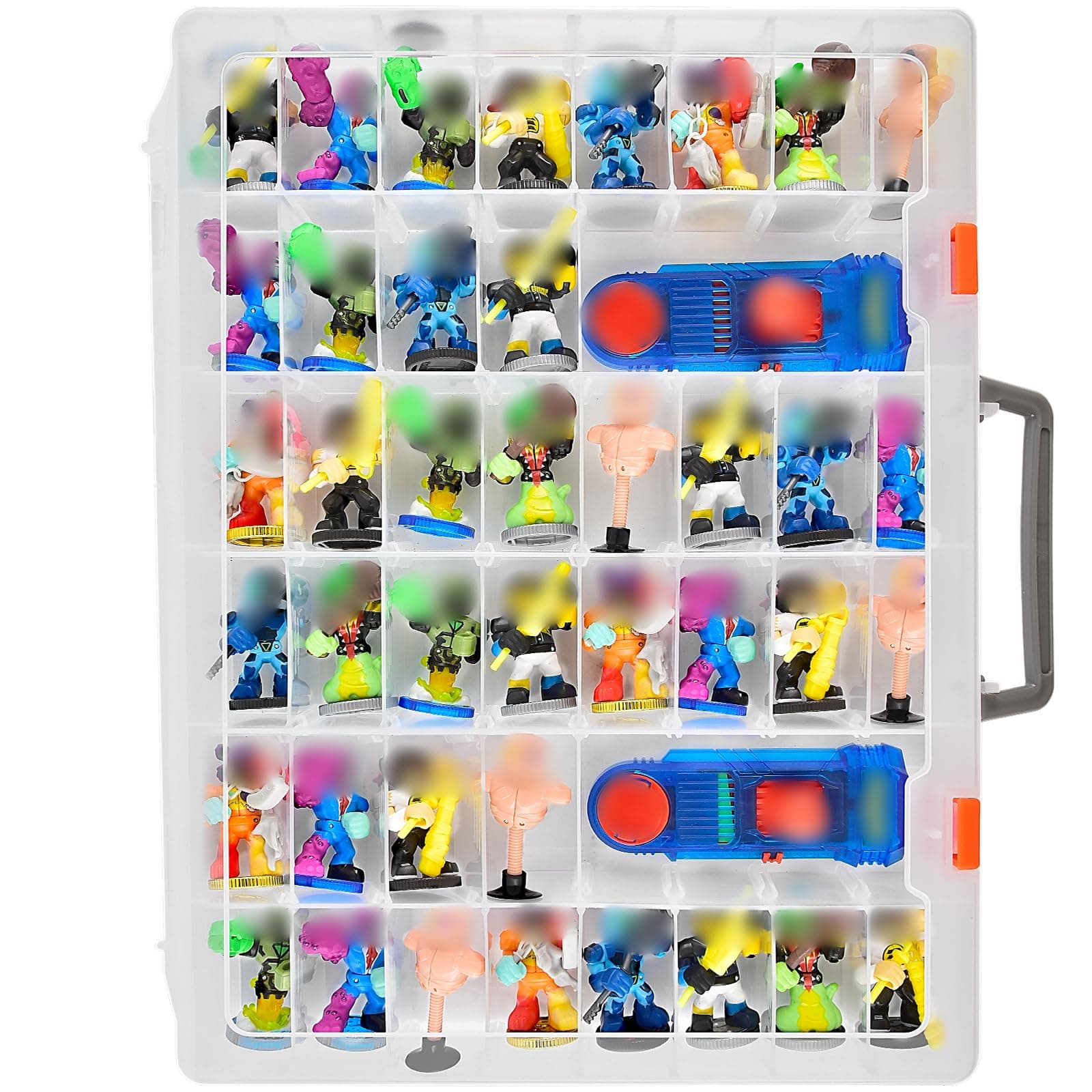 Case Compatible with Akedo Ultimate Arcade Warriors Starter Pack, Toy Storage for Battle Arena Controller & Warrior Collector Mini Battling Action Figures, Holder for Akedo Game Playset (Box Only)