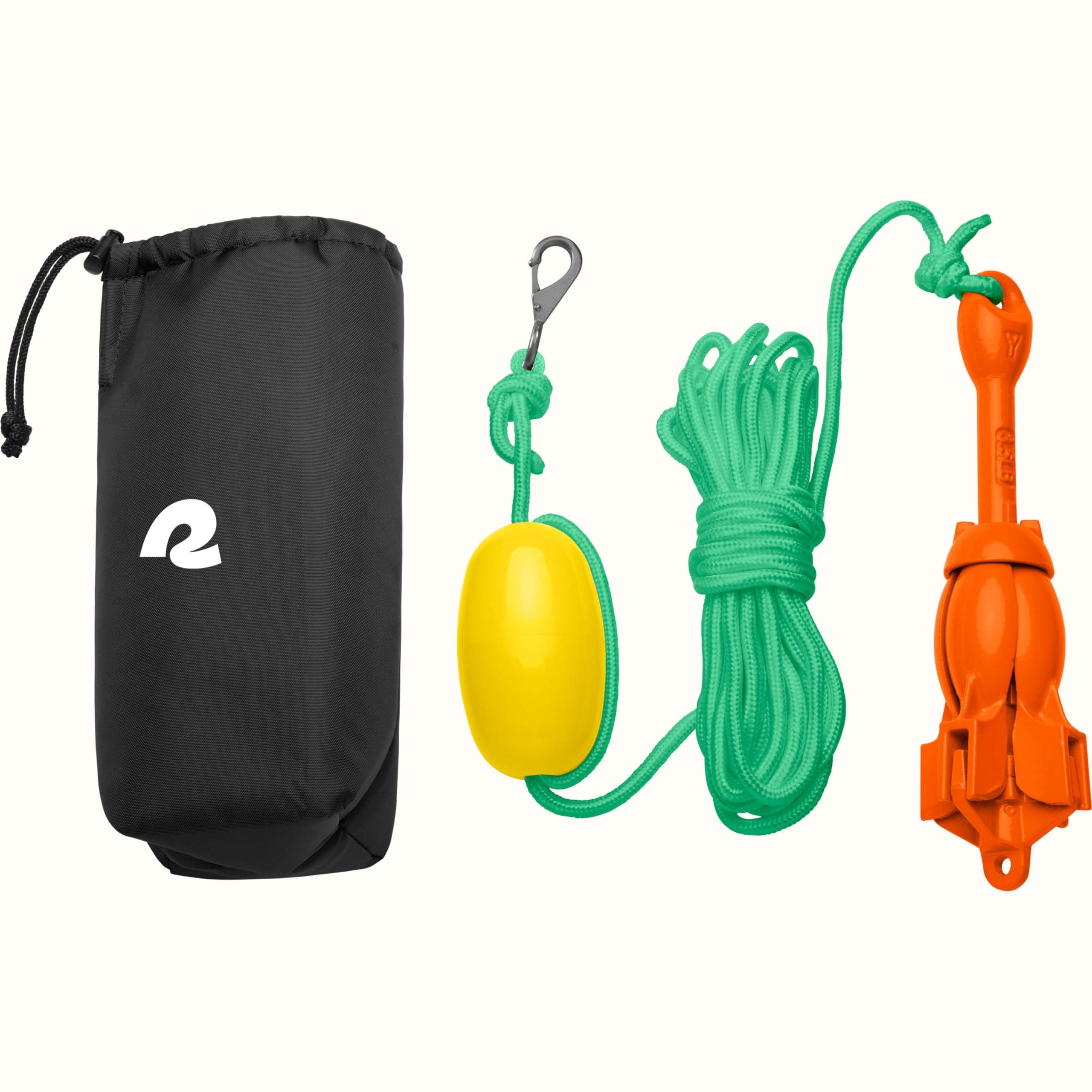 Mainstay 3.5 lbs Folding Grapnel Anchor Kit with 26FT Rope, PP Buoy, Water Resistant Travel Bag and Rust Resistant Snap Hook & Anchor for Inflatable Paddle Boards, Docks & Kayaks