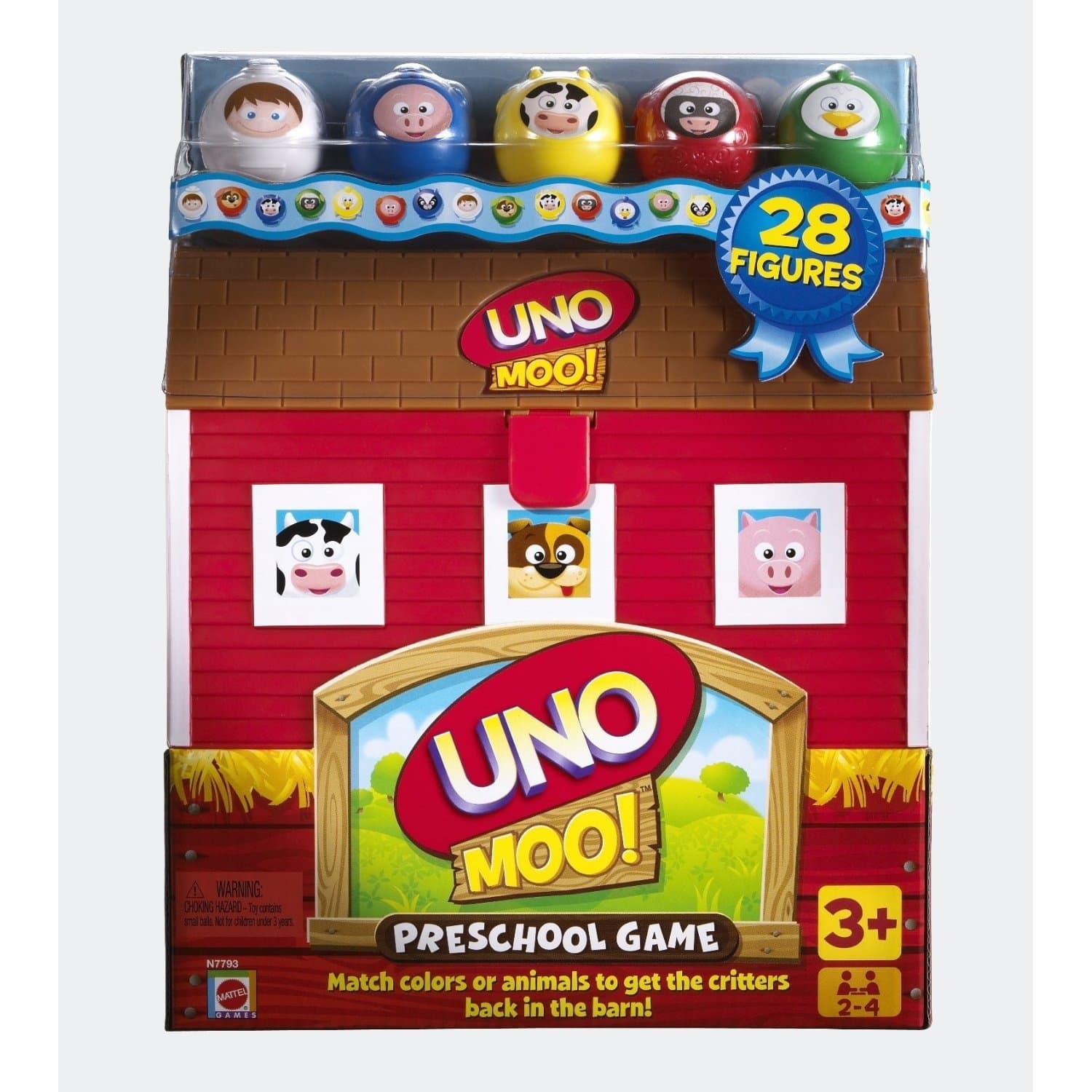 Mattel Games UNO: MOO Preschool Game