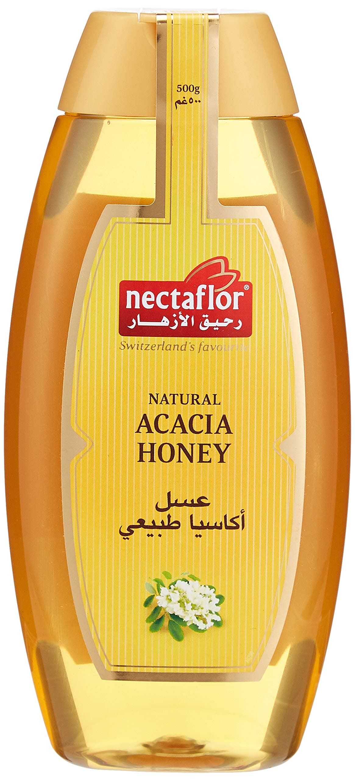 Natural Acacia Bee Honey, Squeezer - 500 gm (Pack Of 1)