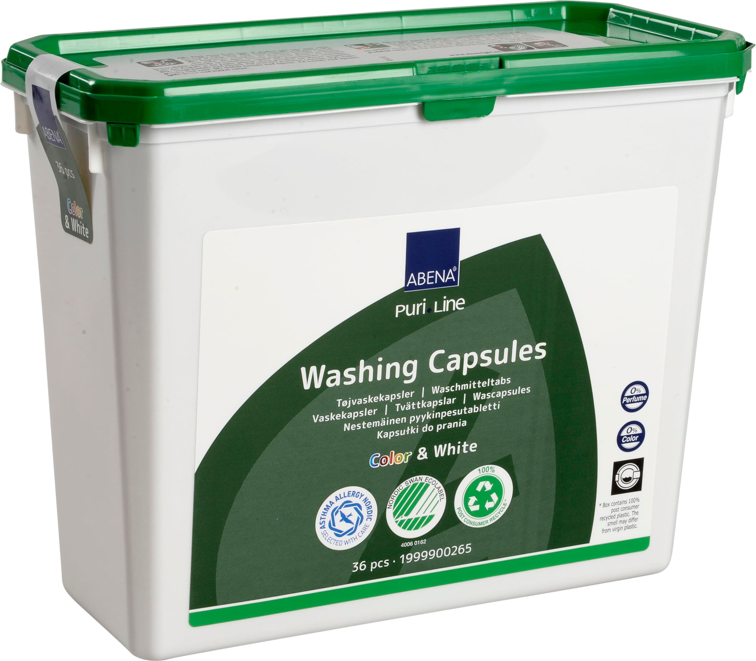 Puri-Line Washing Pods | 36 Laundry Pods Per Pack | Colour and Fragrance Free Washing Capsules, Stain and Odour Removal for Coloured and White Fabrics