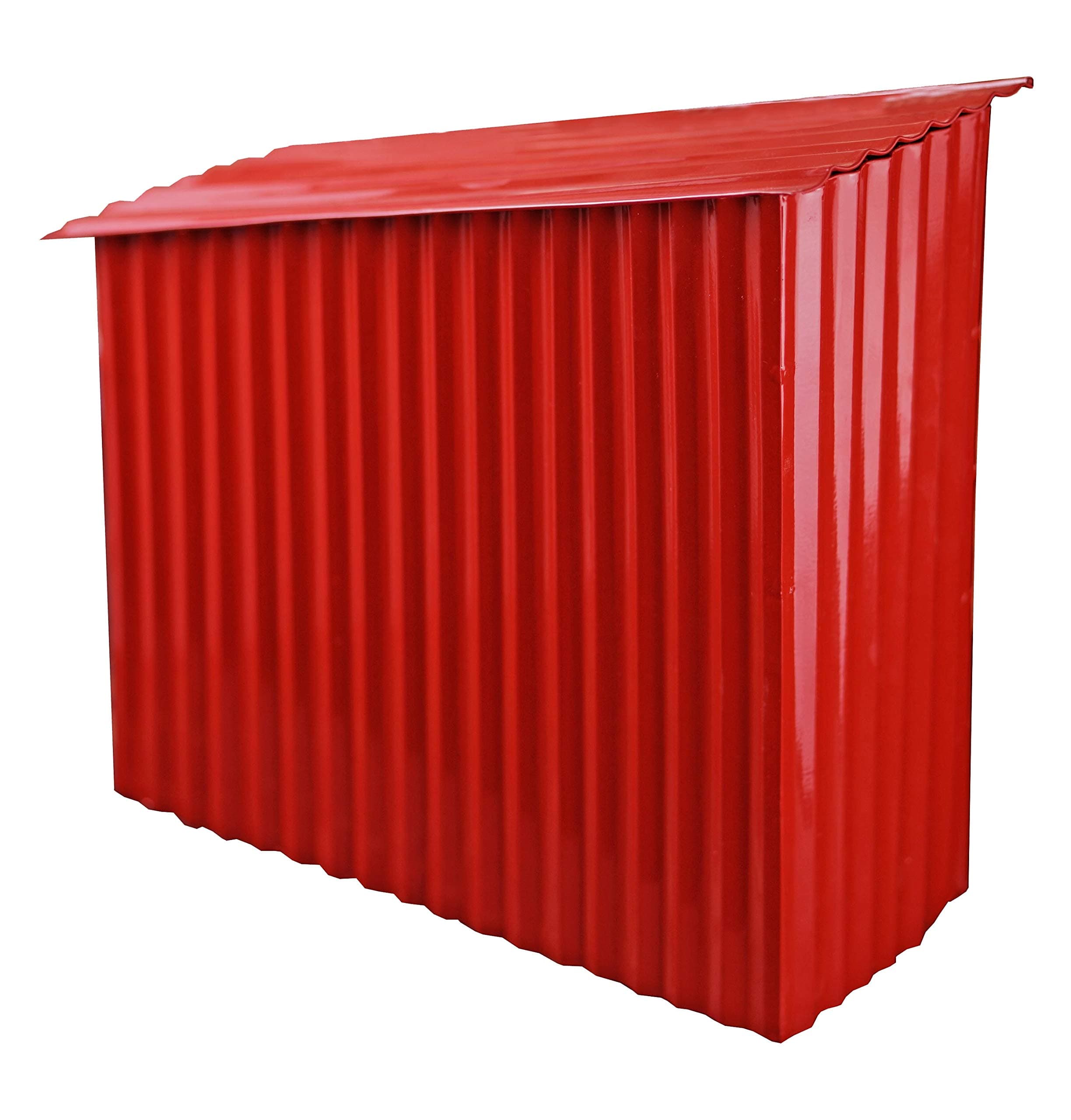 Nach Mb-6944 Farm Shed Mailbox Red