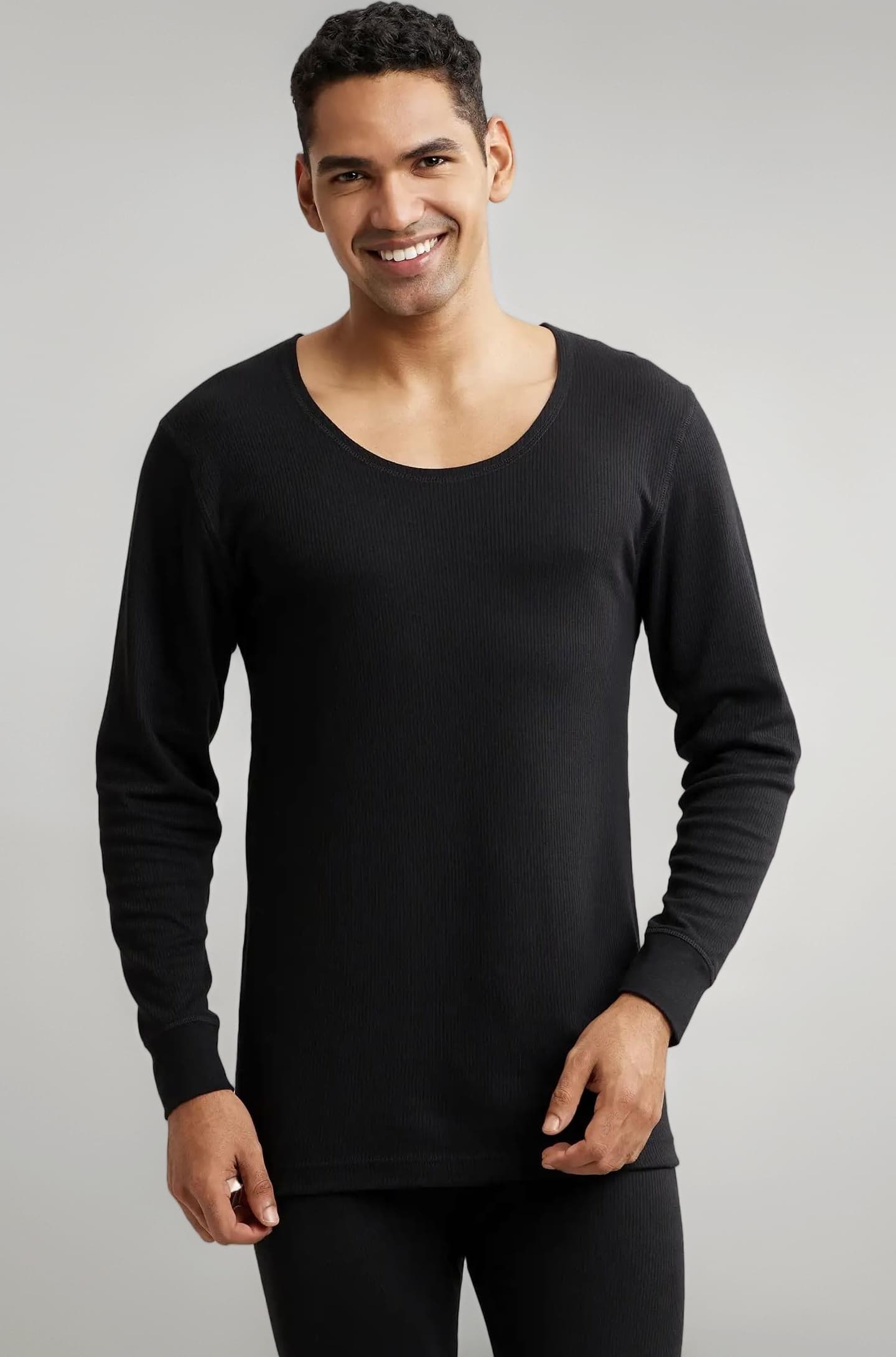 2401 Men's Super Combed Cotton Rich Full Sleeve Thermal Undershirt with Stay Warm Technology