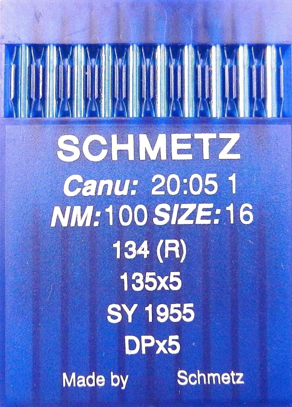 10 Schmetz round bottom flask sewing needles system 134 (R) Industry St. EU 100 (UK 3).